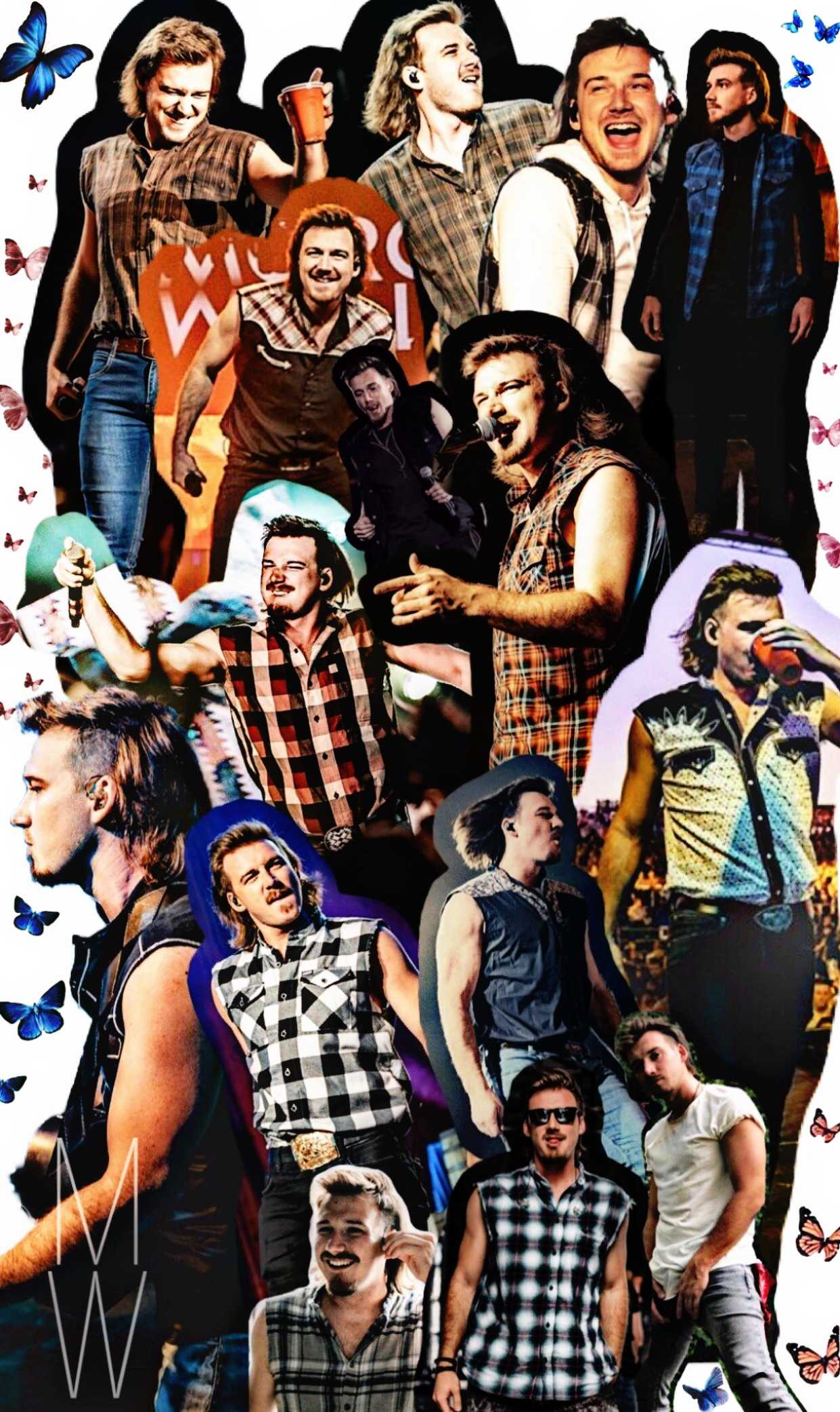 Morgan Wallen Collage Wallpapers