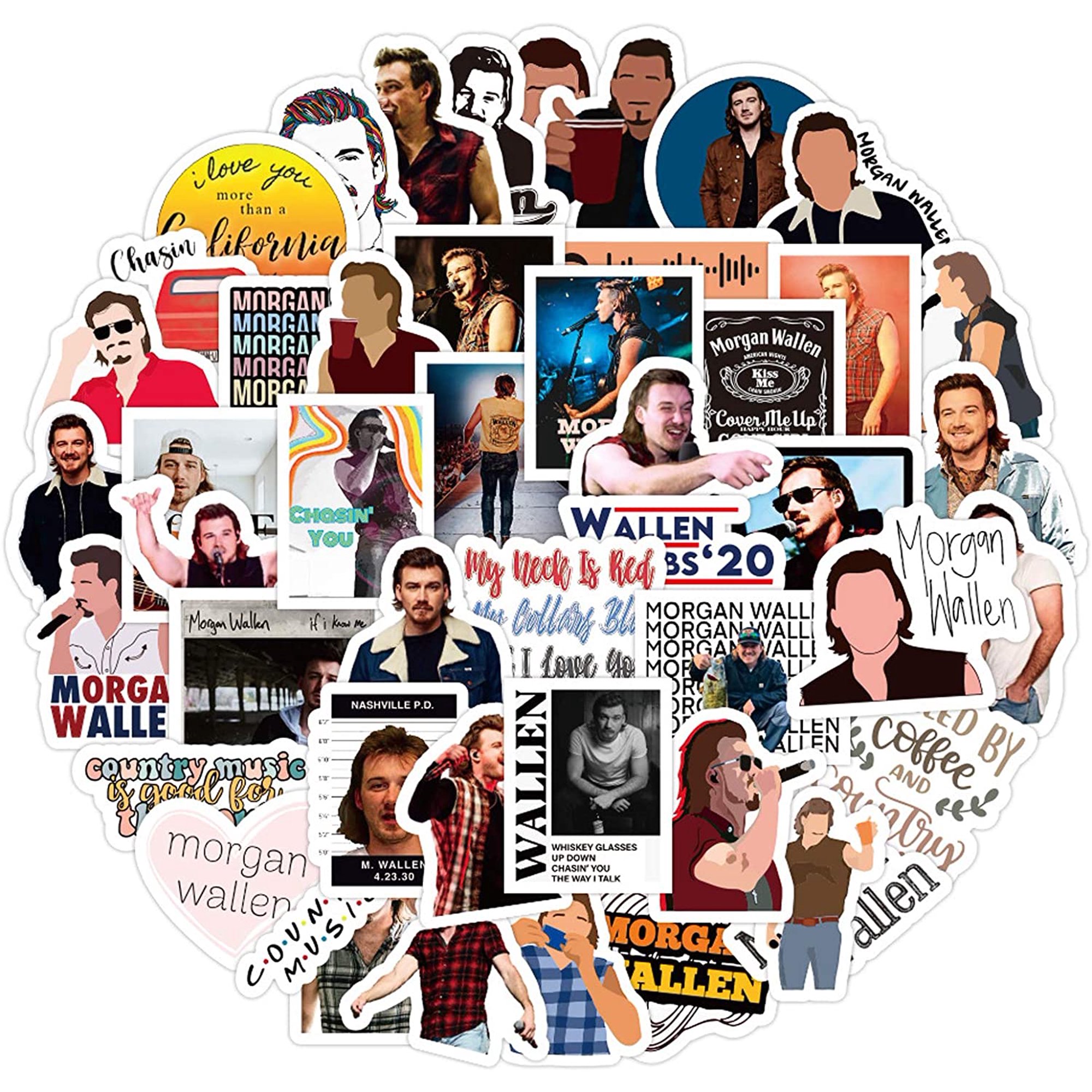 Morgan Wallen Collage Wallpapers