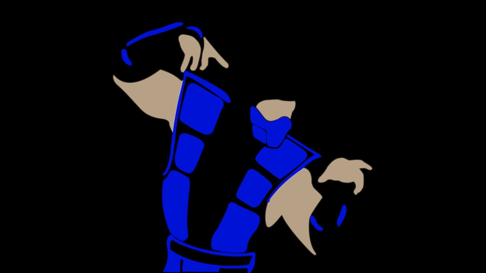 Mortal Kombat Dark Minimal Sub Zero Wallpapers