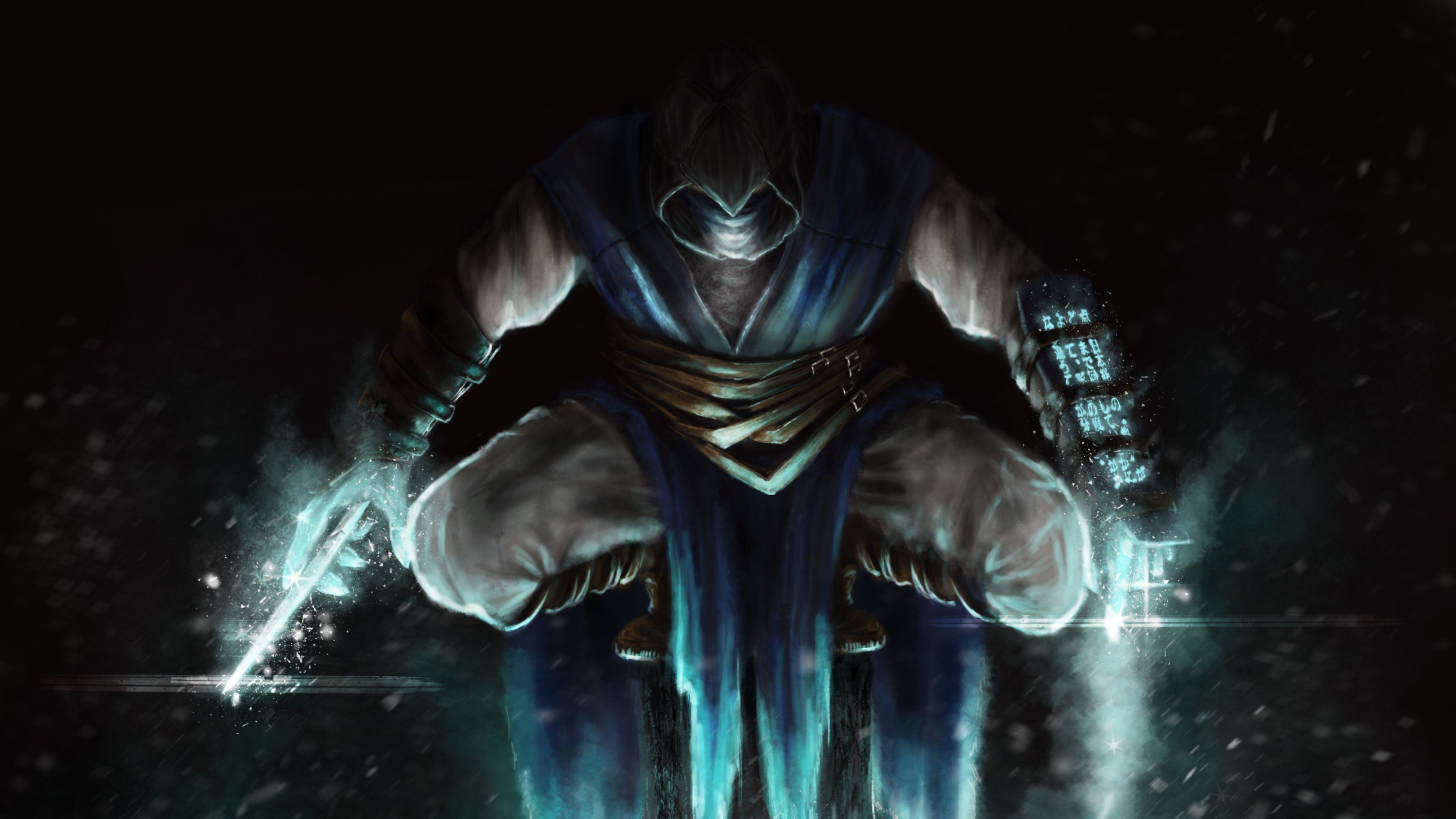 Mortal Kombat Dark Minimal Sub Zero Wallpapers