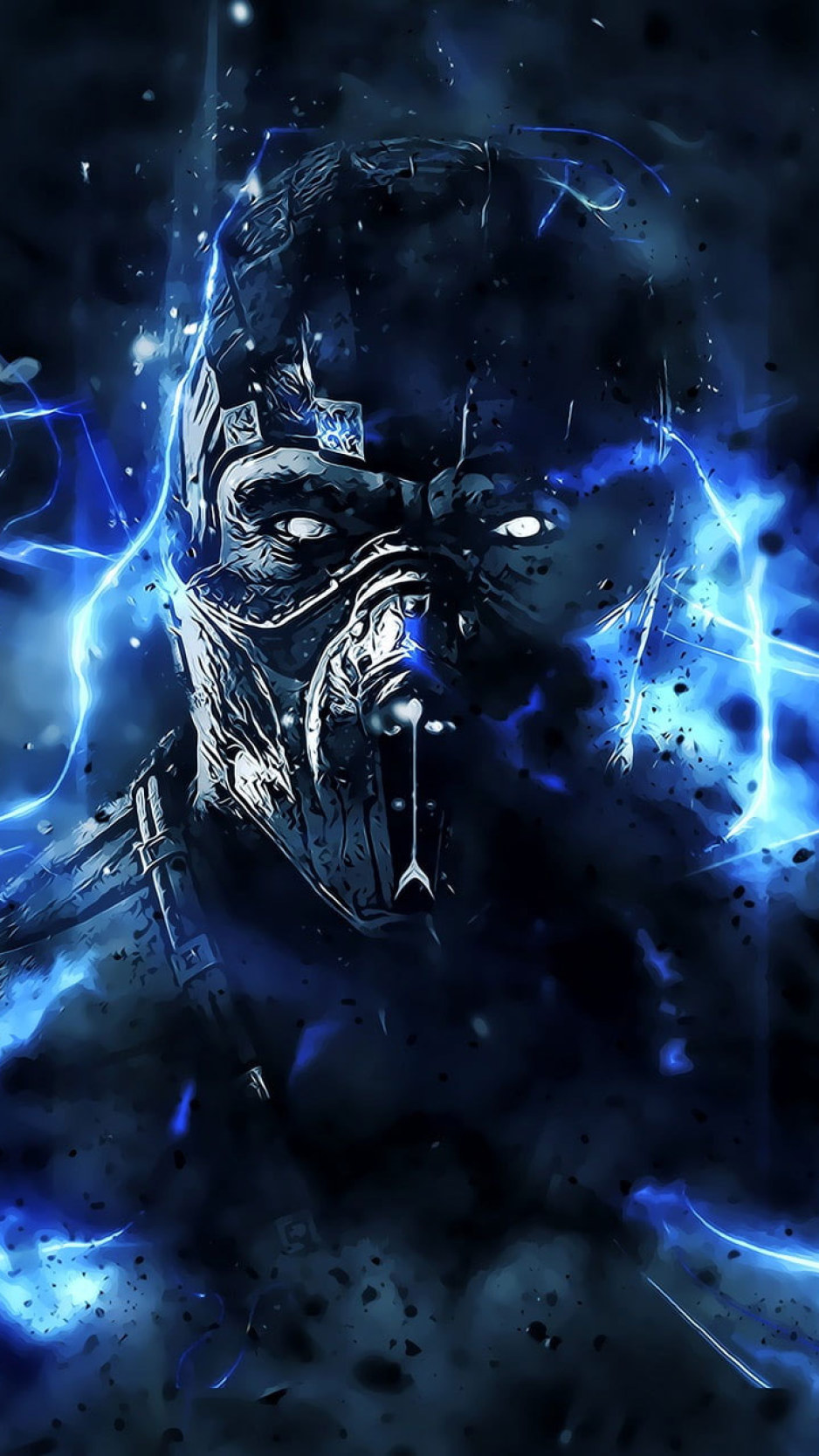 Mortal Kombat Dark Minimal Sub Zero Wallpapers