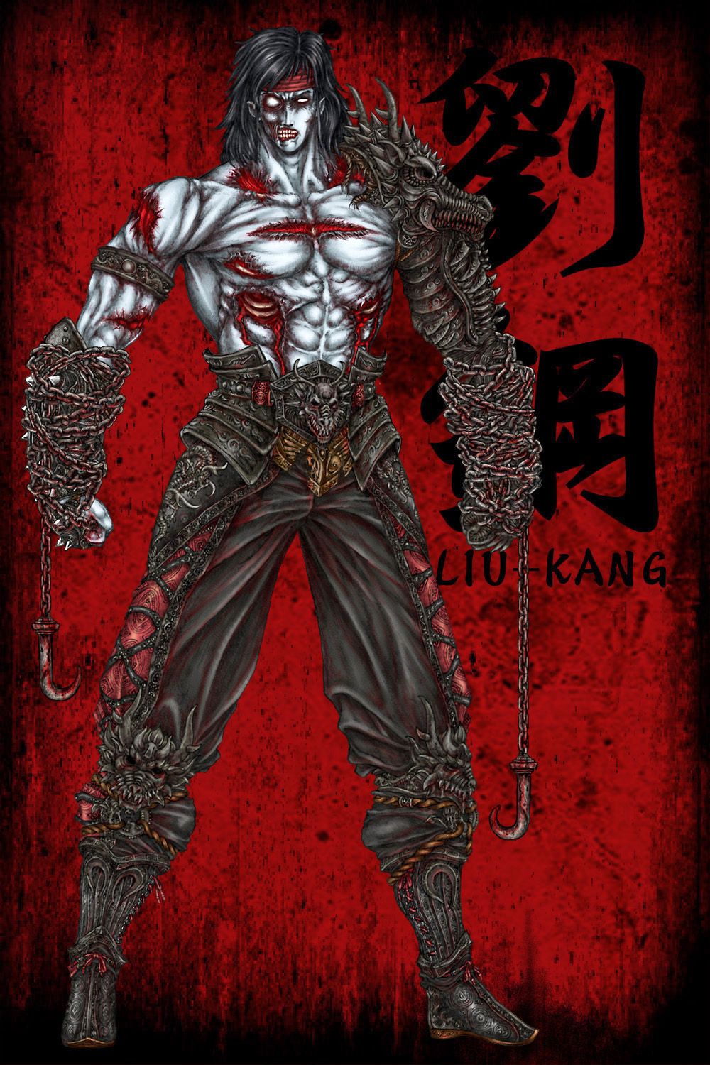 mortal kombat liu kang zombie wallpaper Wallpapers