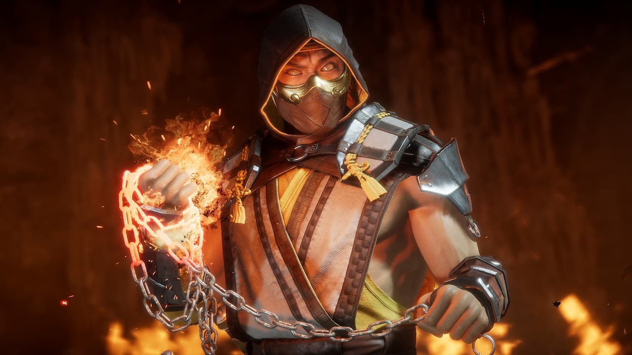 mortal kombat scorpion 4k desktop wallpapers Wallpapers