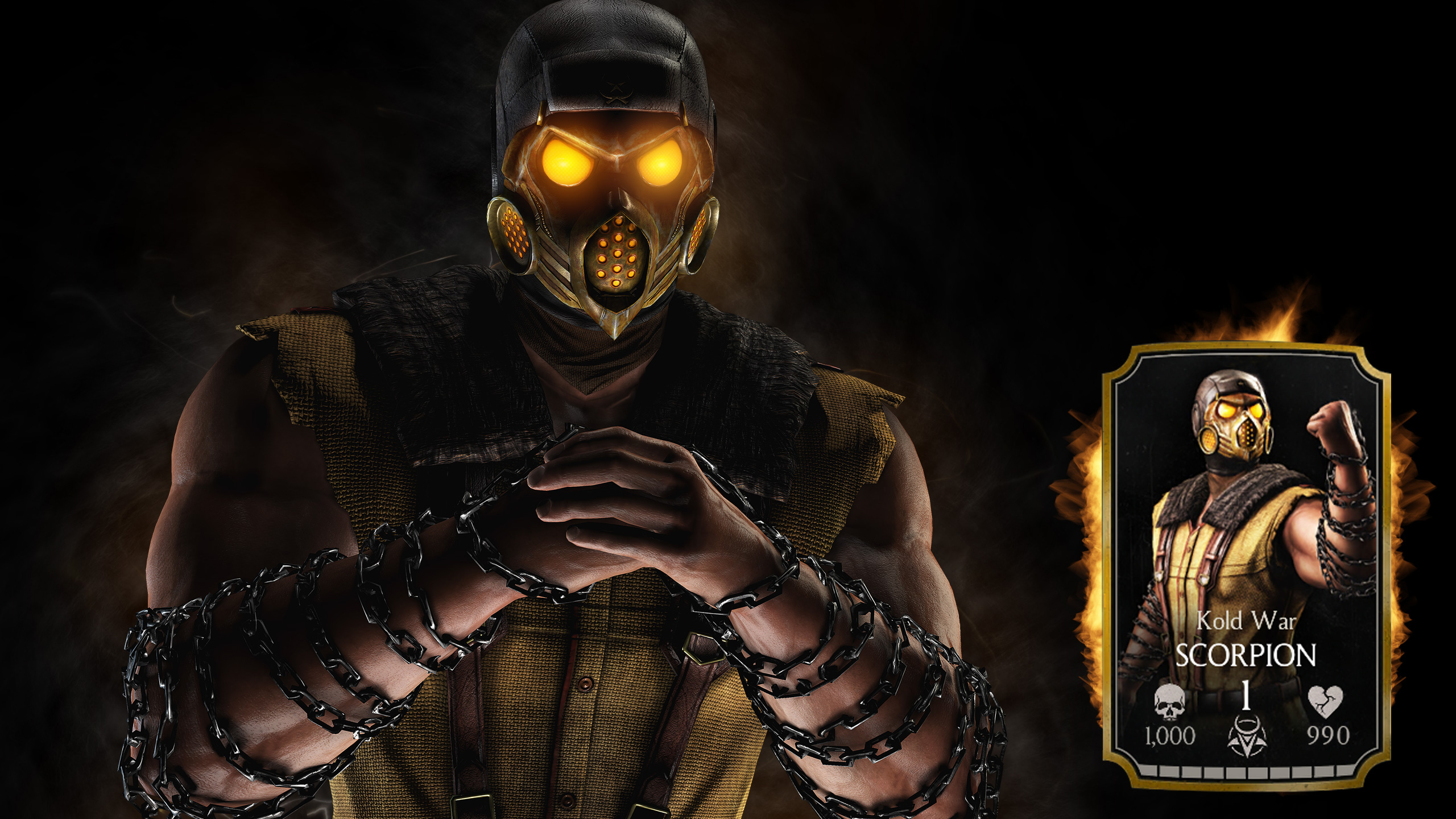 mortal kombat scorpion 4k desktop wallpapers Wallpapers