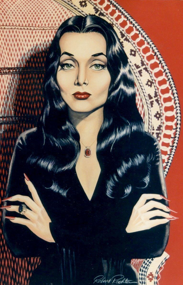 Morticia Addams The Addams Family Wallpapers