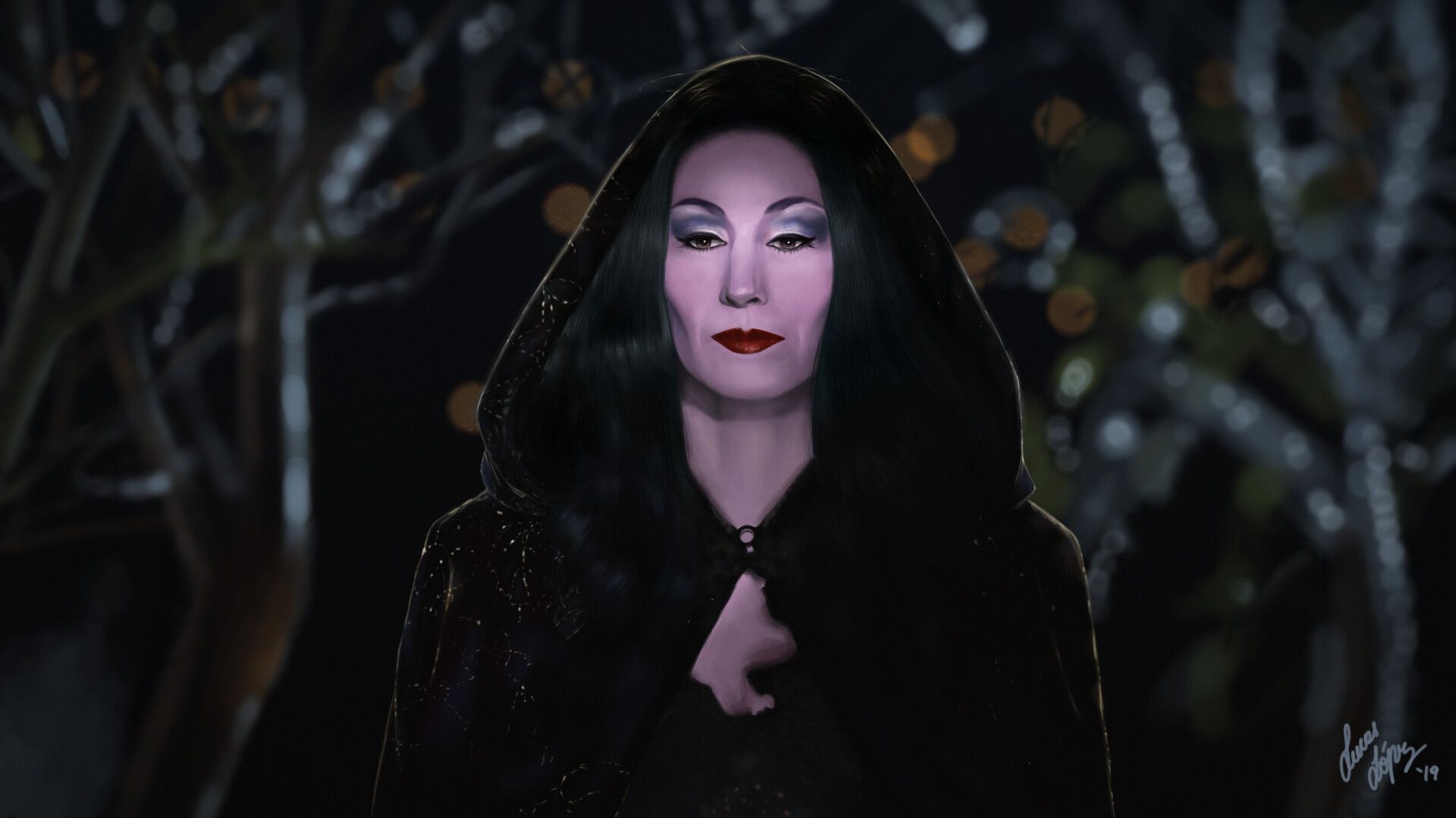 Morticia Addams The Addams Family Wallpapers