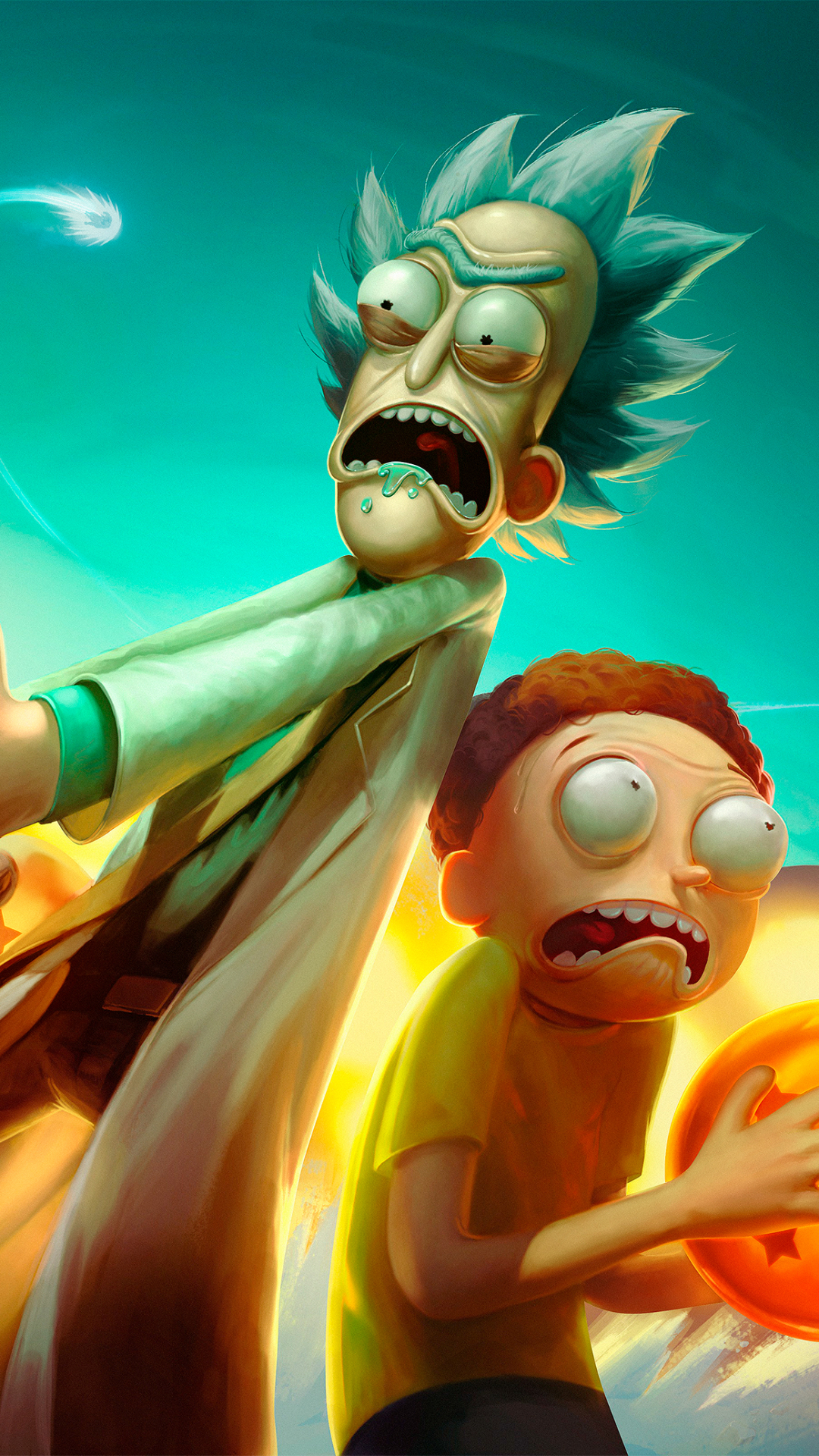 Morty Smith And Rick Sanchez Fanart Wallpapers