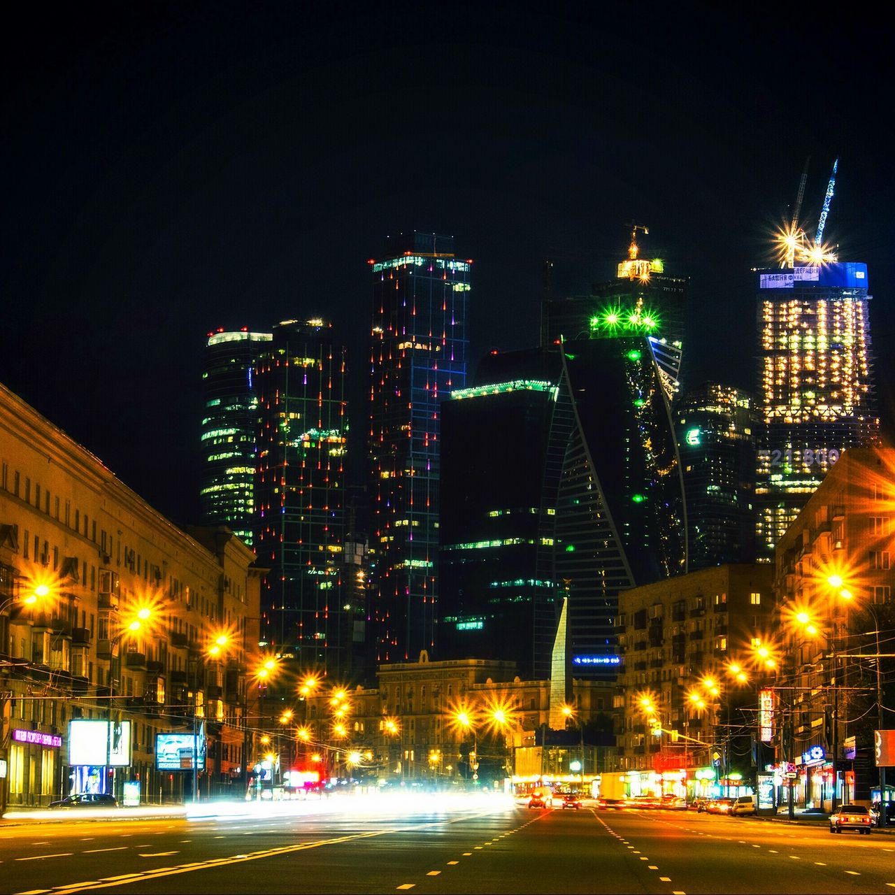 Moscow Russia Skyscrapers Wallpapers