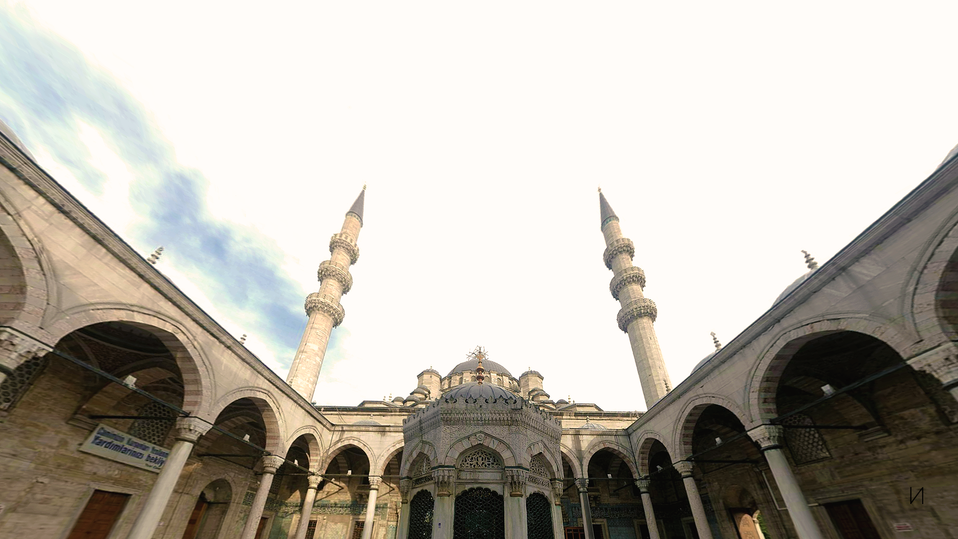 Mosque Of Two Minarets Wallpapers