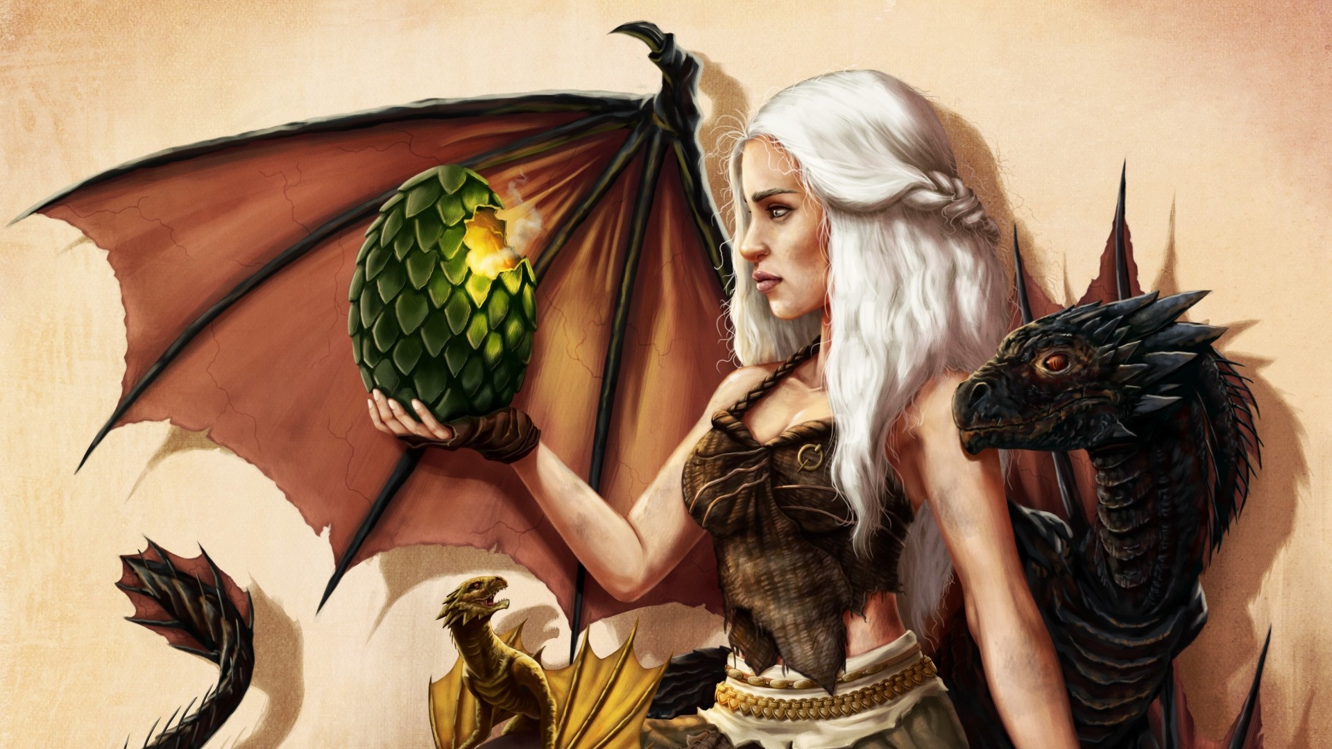 Mother Of Dragons Game Of Thrones 8 Artwork Wallpapers