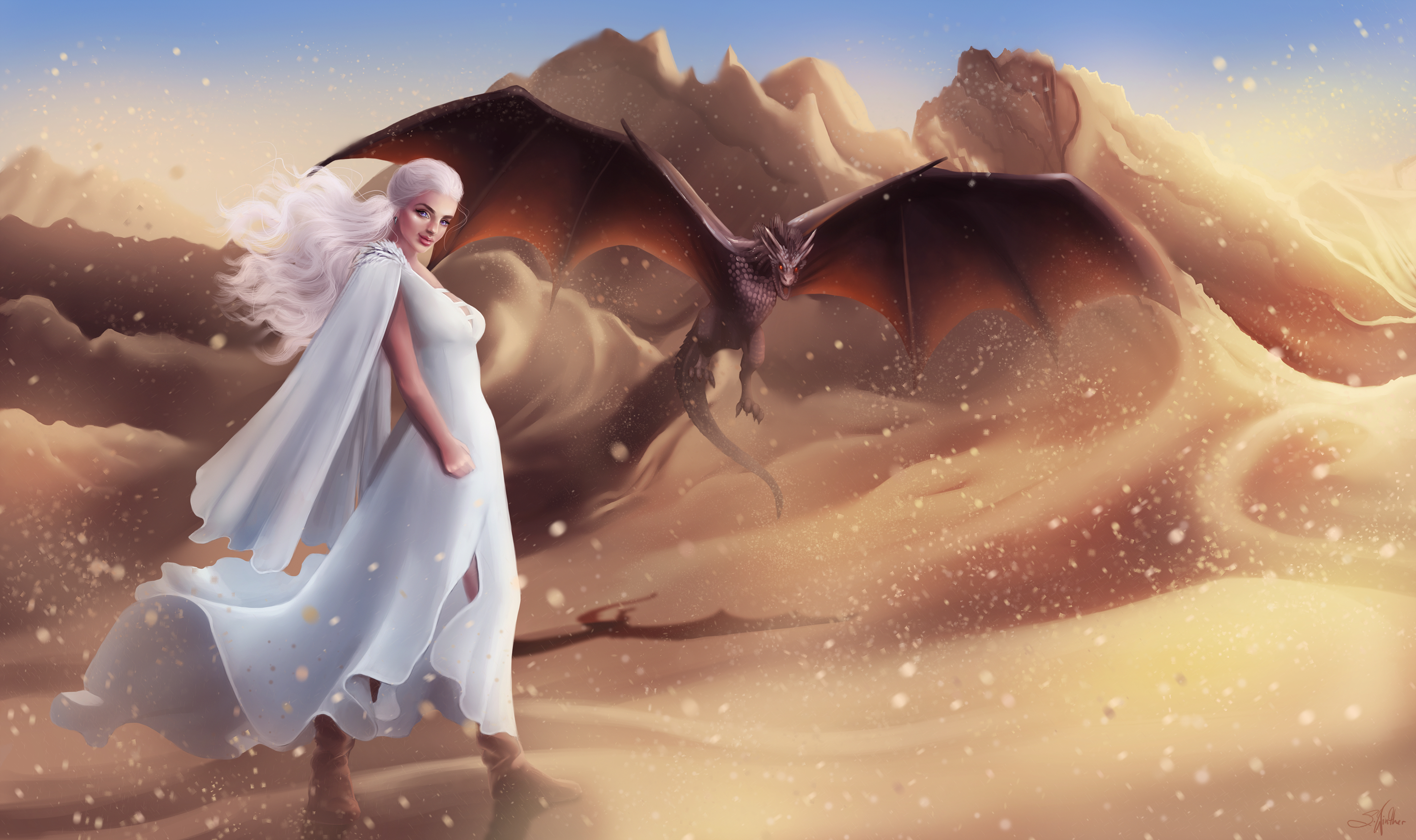 Mother Of Dragons Game Of Thrones 8 Artwork Wallpapers