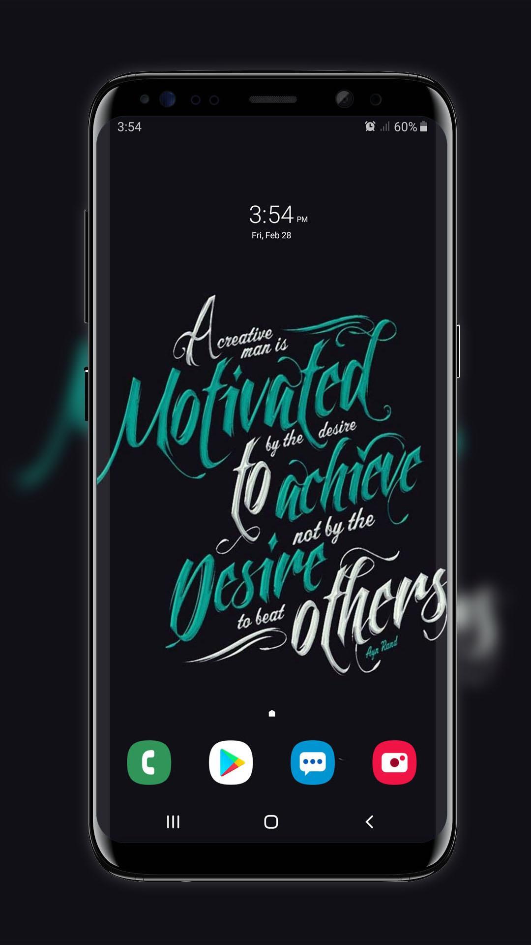 Motivation Black With Quotes Wallpapers