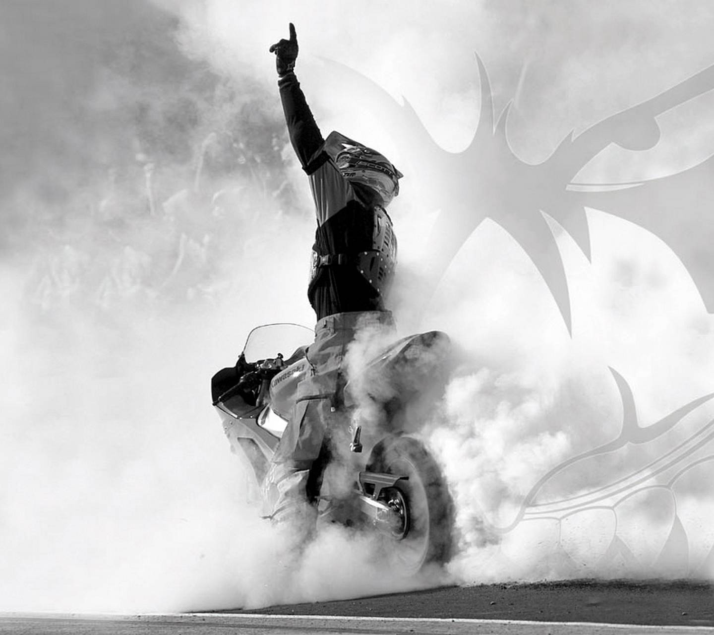 Motocycle Burnout Wallpapers