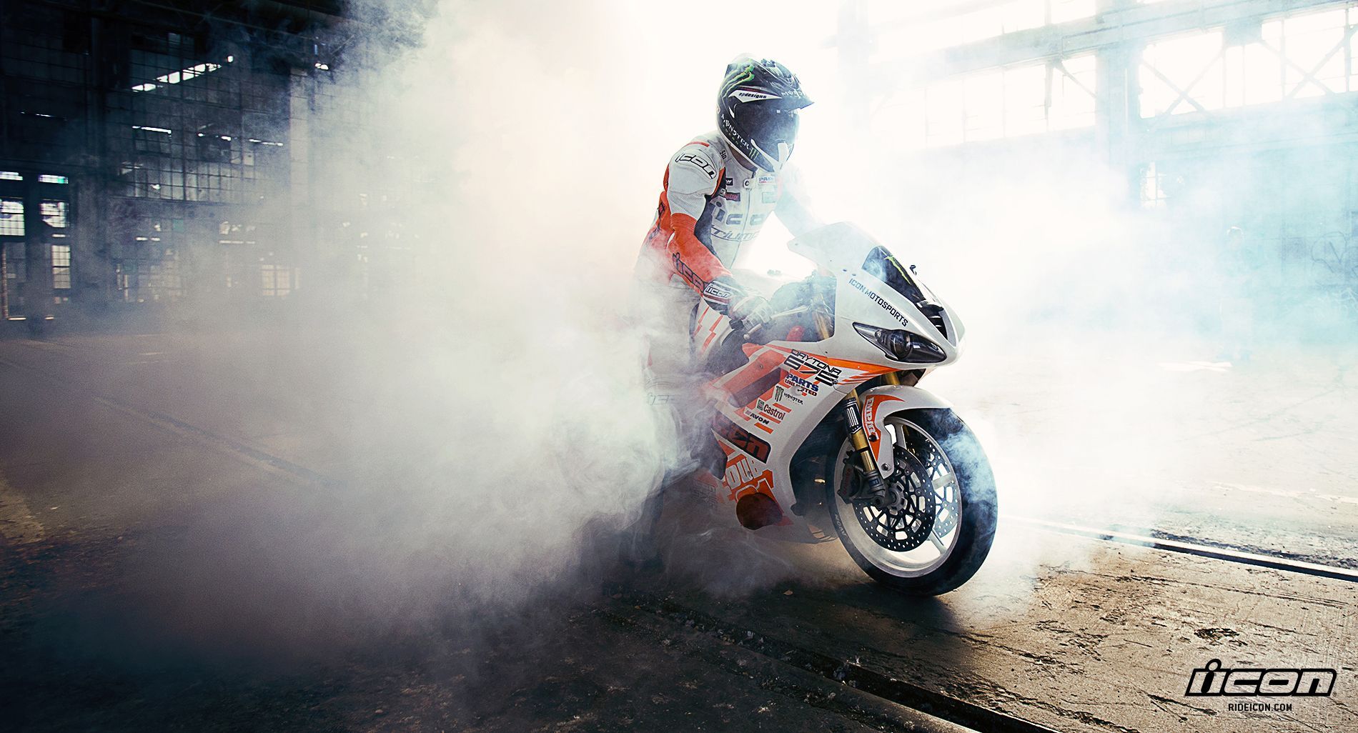 Motocycle Burnout Wallpapers