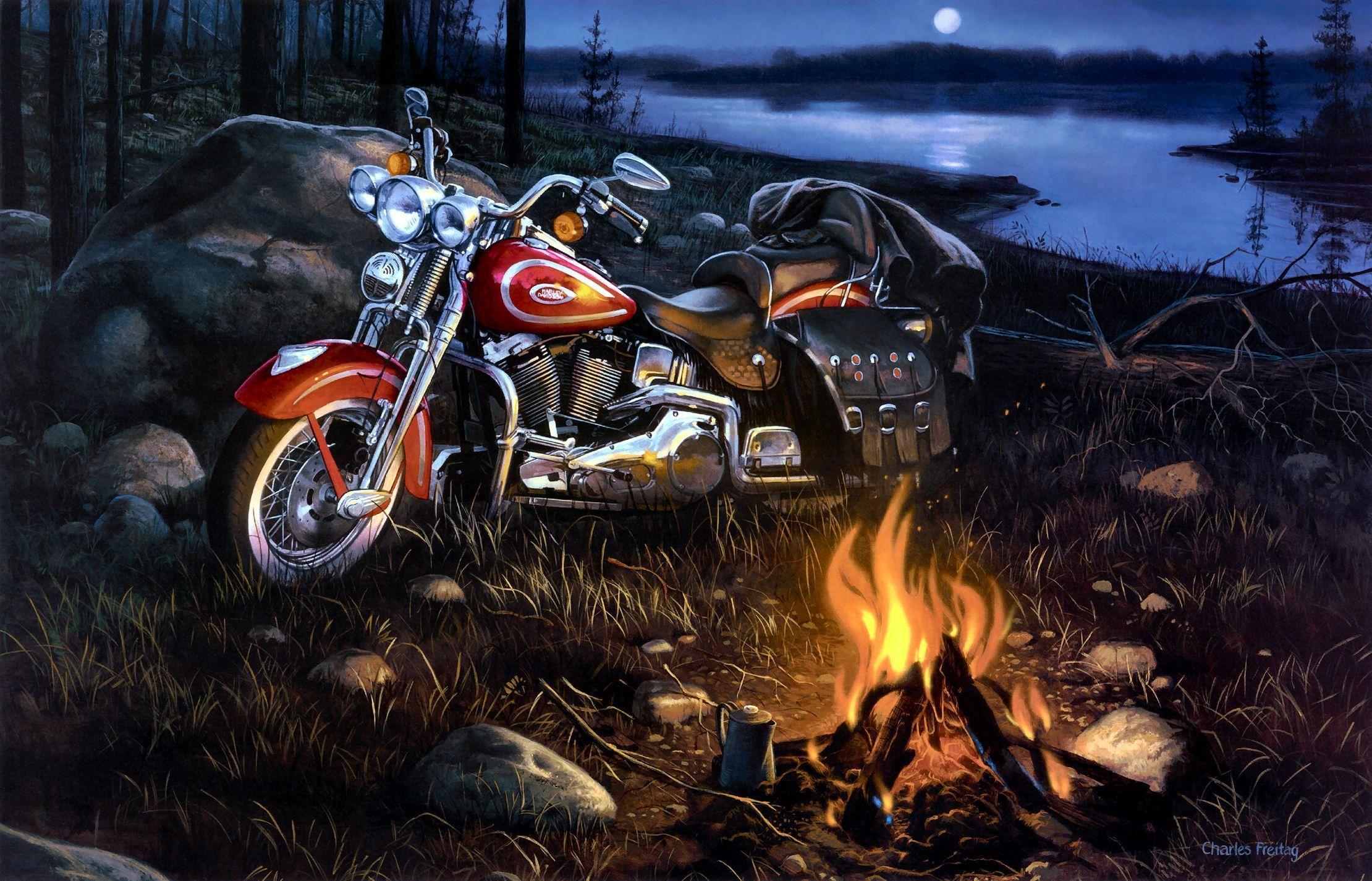 Motorcycle Art Wallpapers