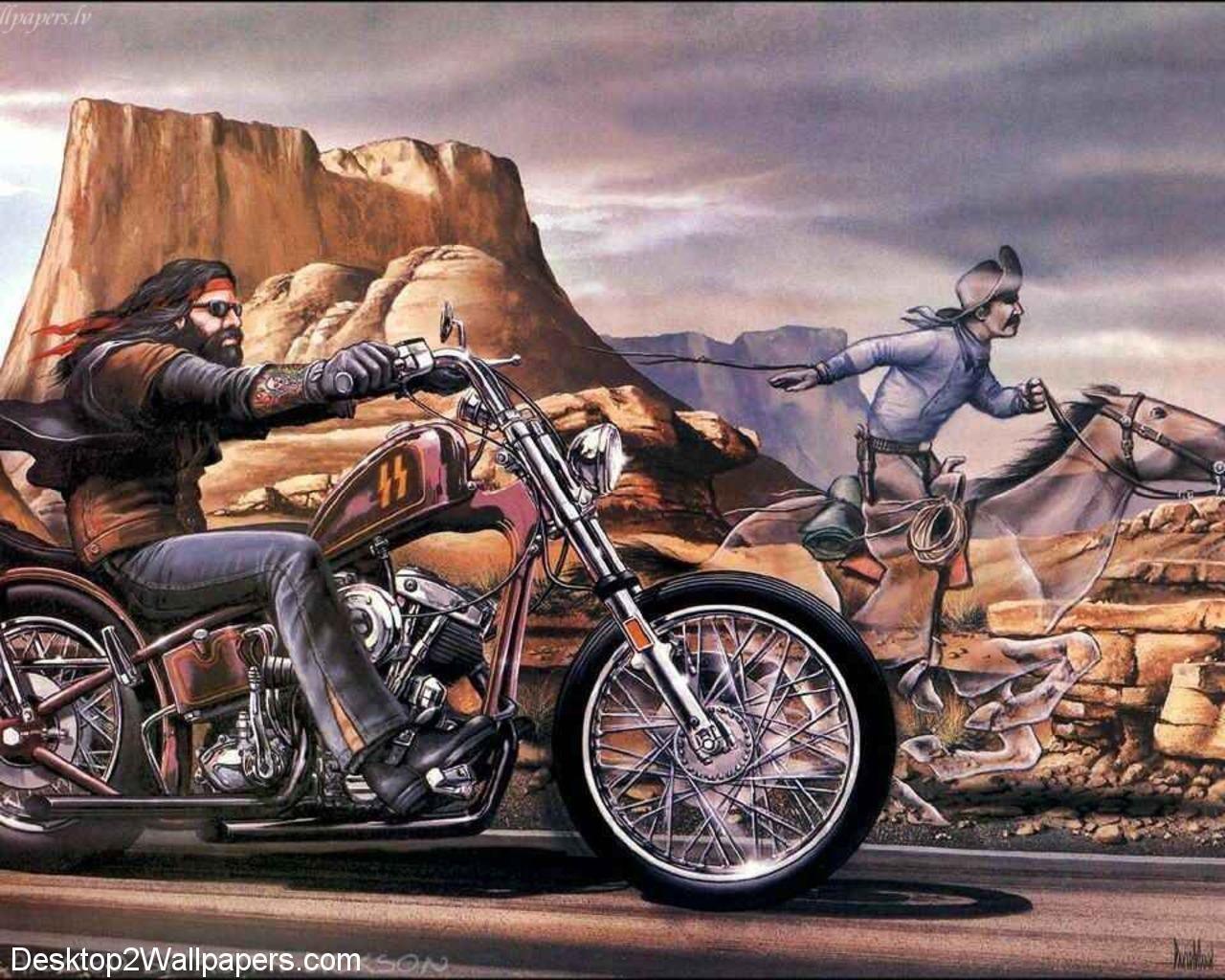 Motorcycle Art Wallpapers