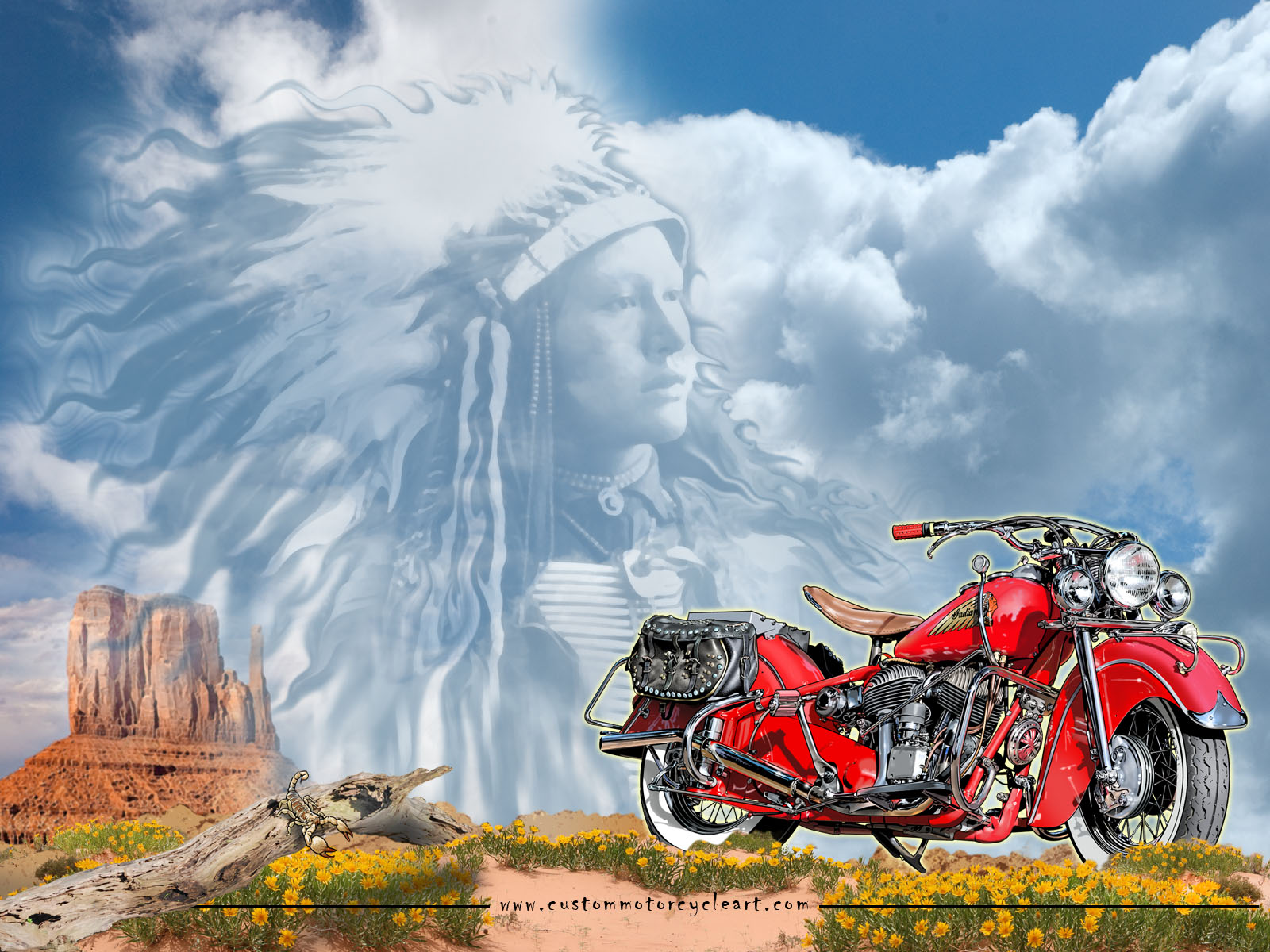 Motorcycle Art Wallpapers