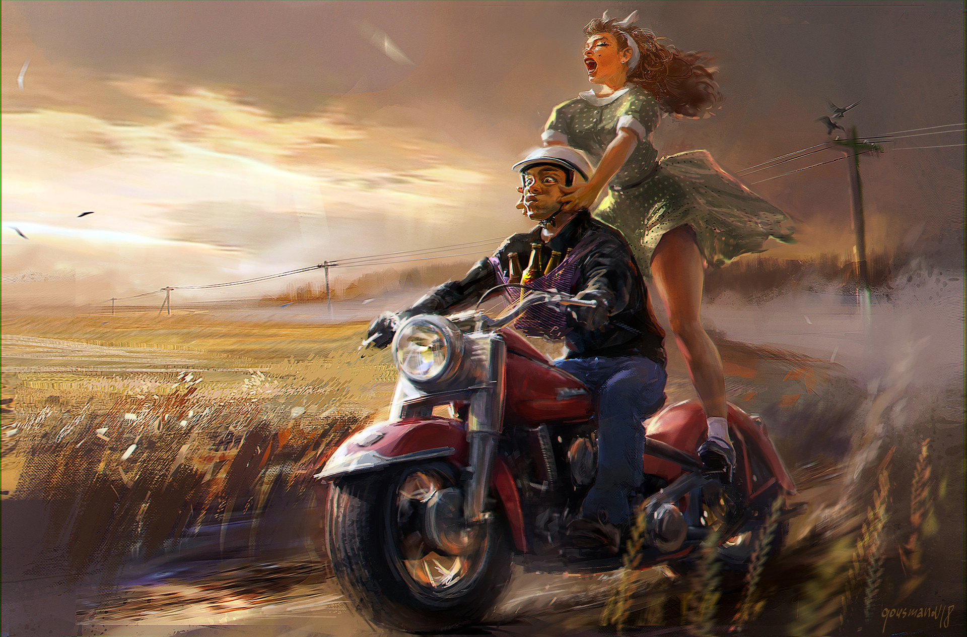 Motorcycle Art Wallpapers