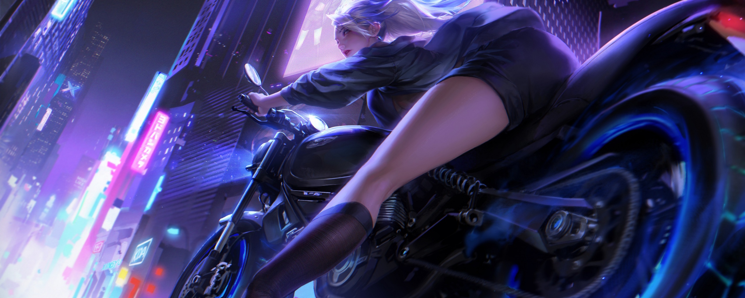 Motorcycle Girl Wallpapers