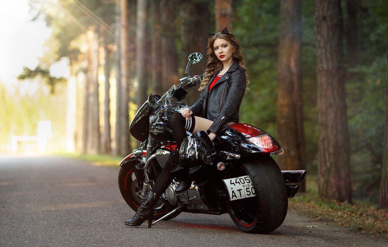 Motorcycle Girl Wallpapers