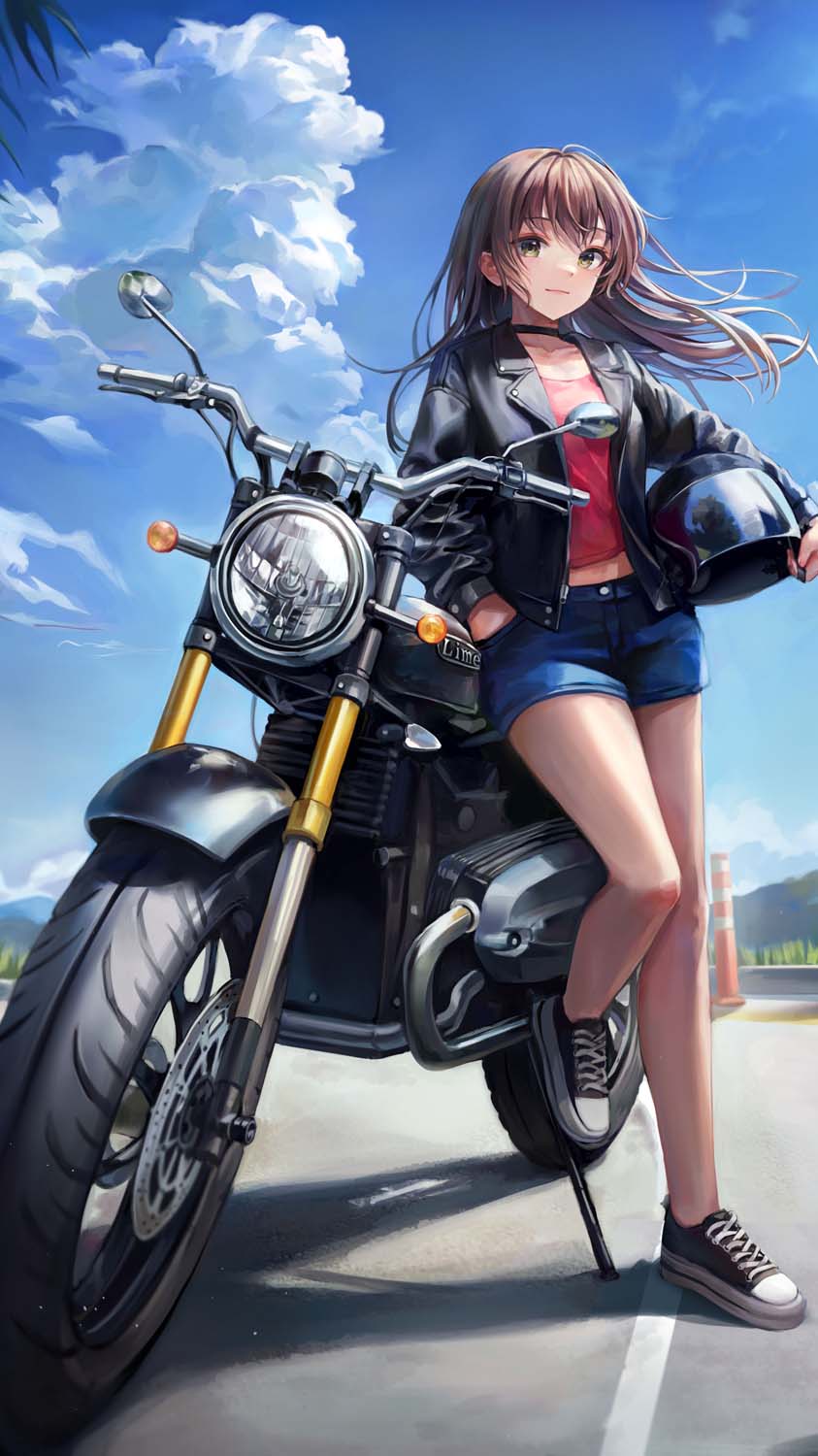 Motorcycle Girl Wallpapers