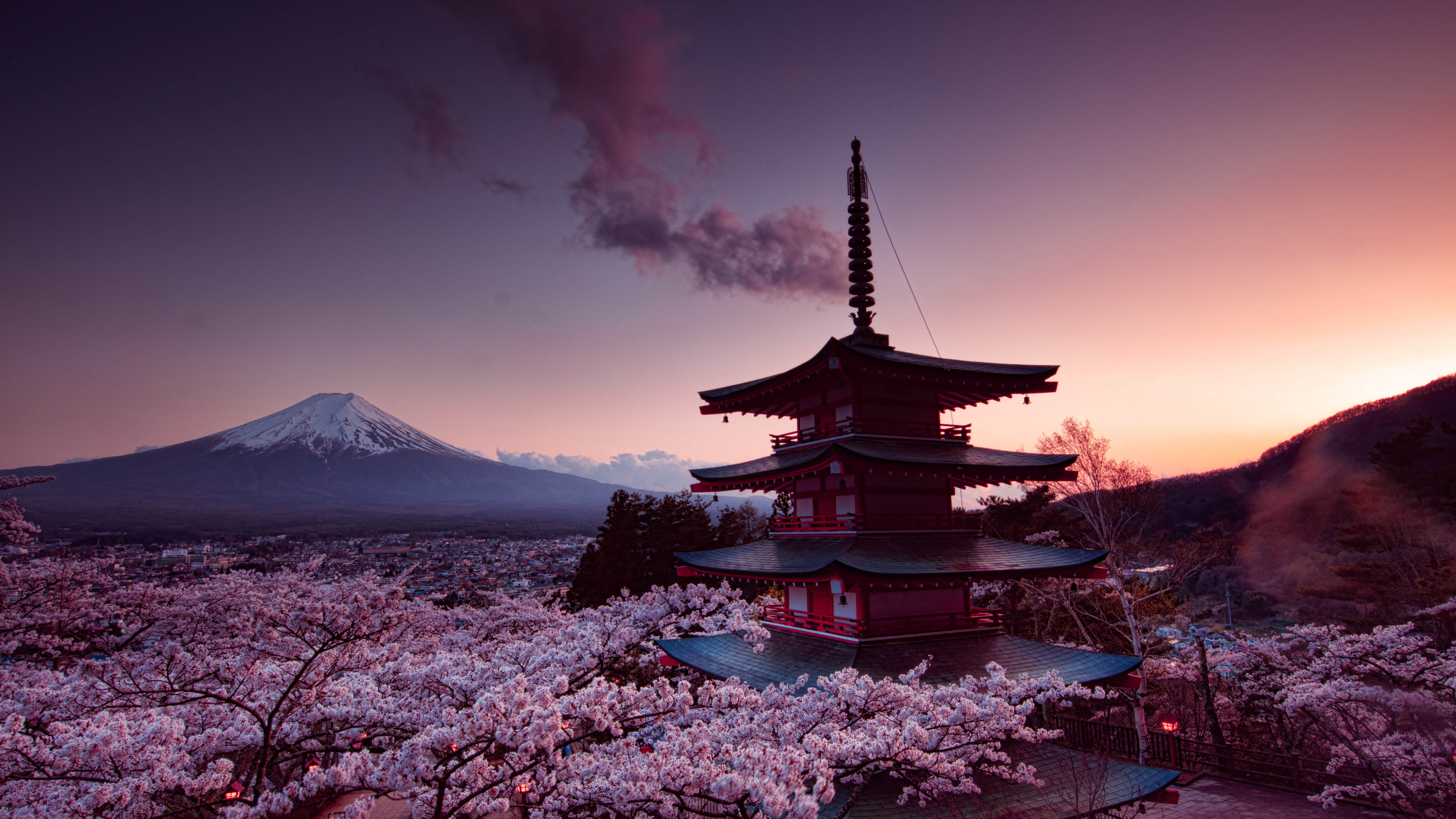 Mount Fuji 4K Japan Photography Night Wallpapers