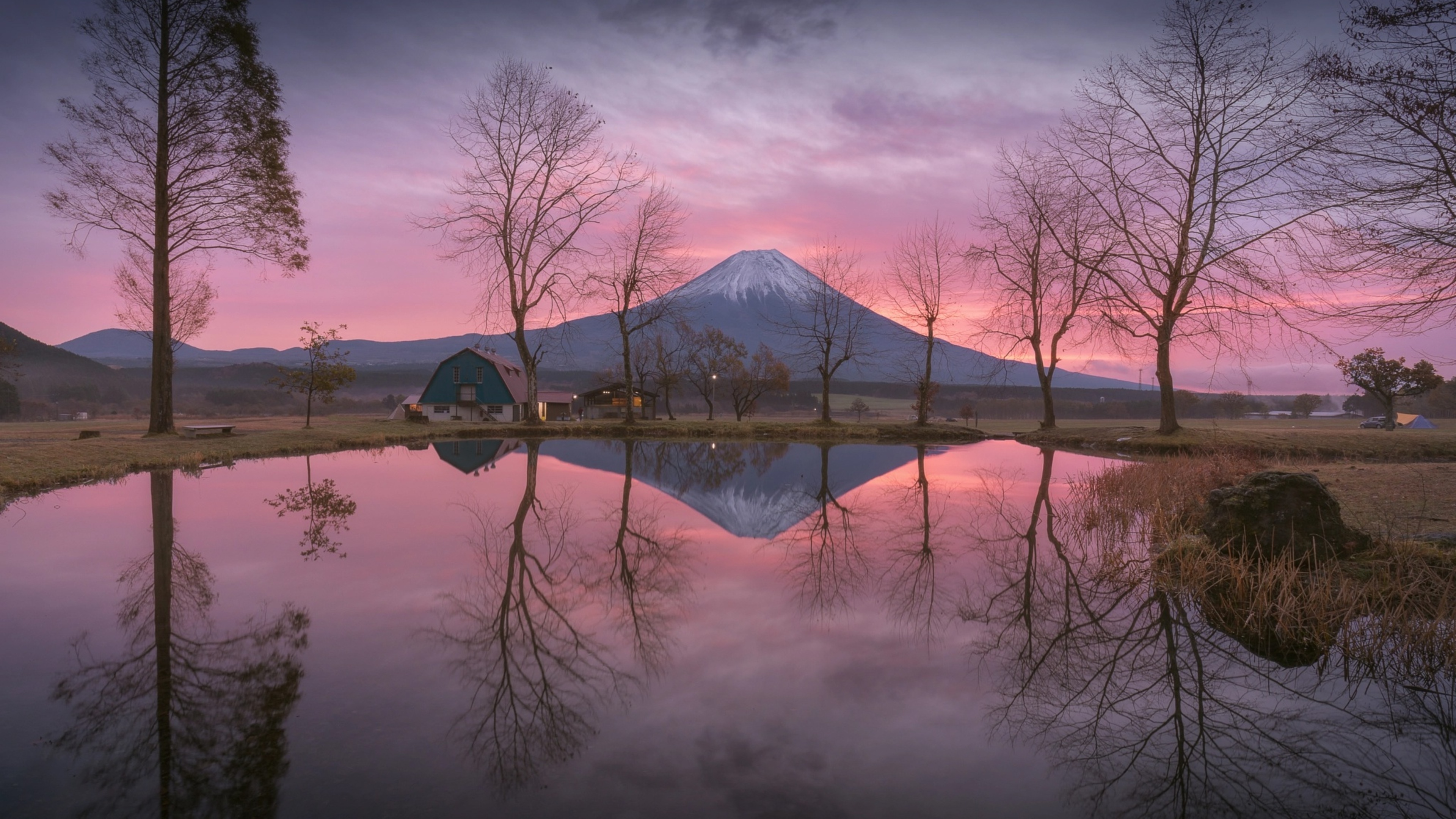 Mount Fuji Reflection Wallpapers