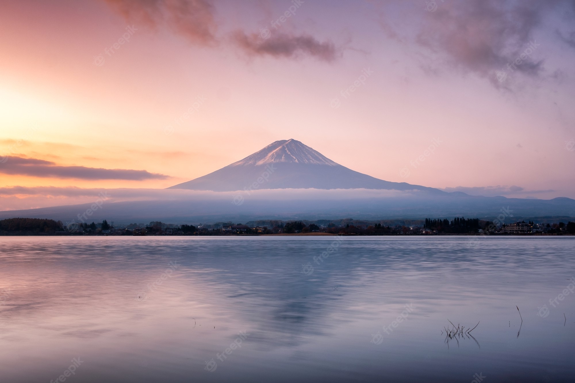 Mount Fuji Reflection Wallpapers