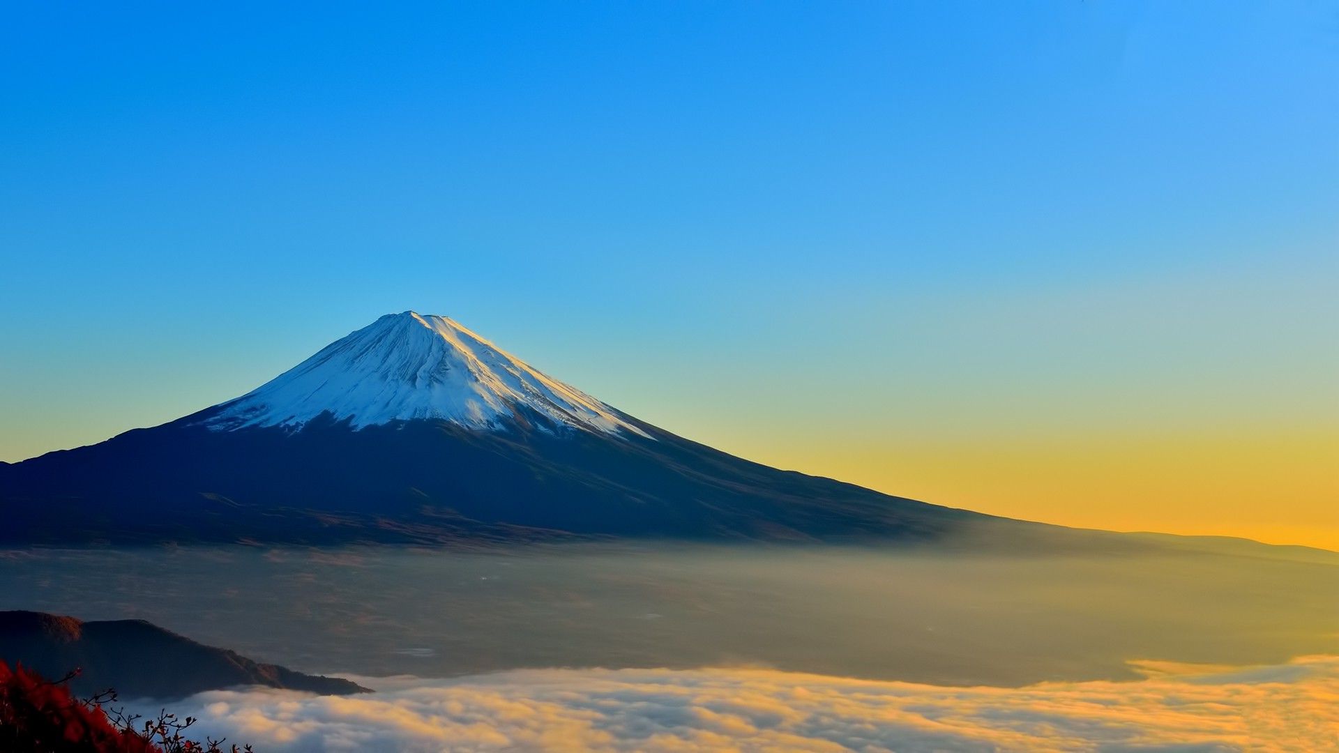 Mount Fuji Sea Sunrise Wallpapers