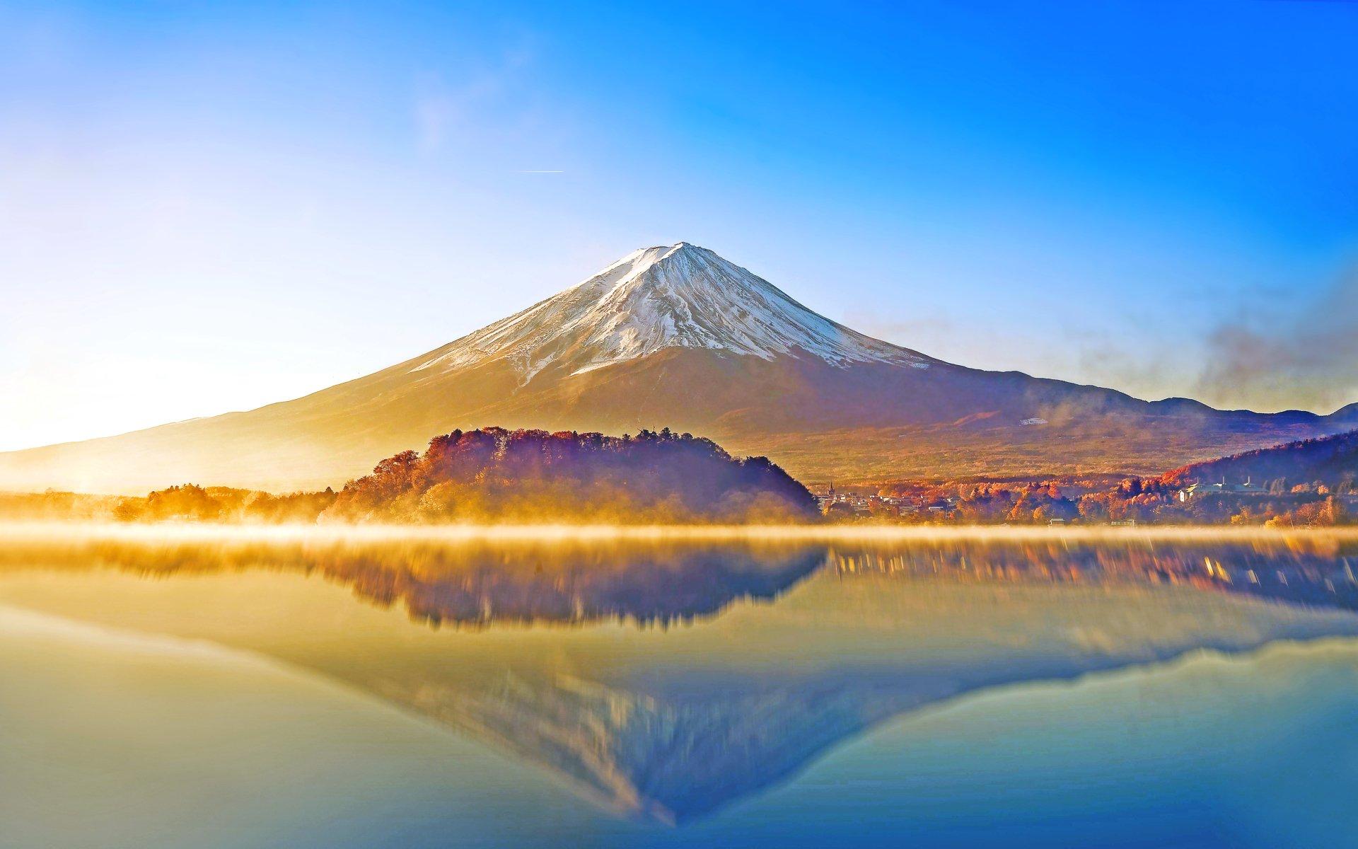 Mount Fuji Sea Sunrise Wallpapers