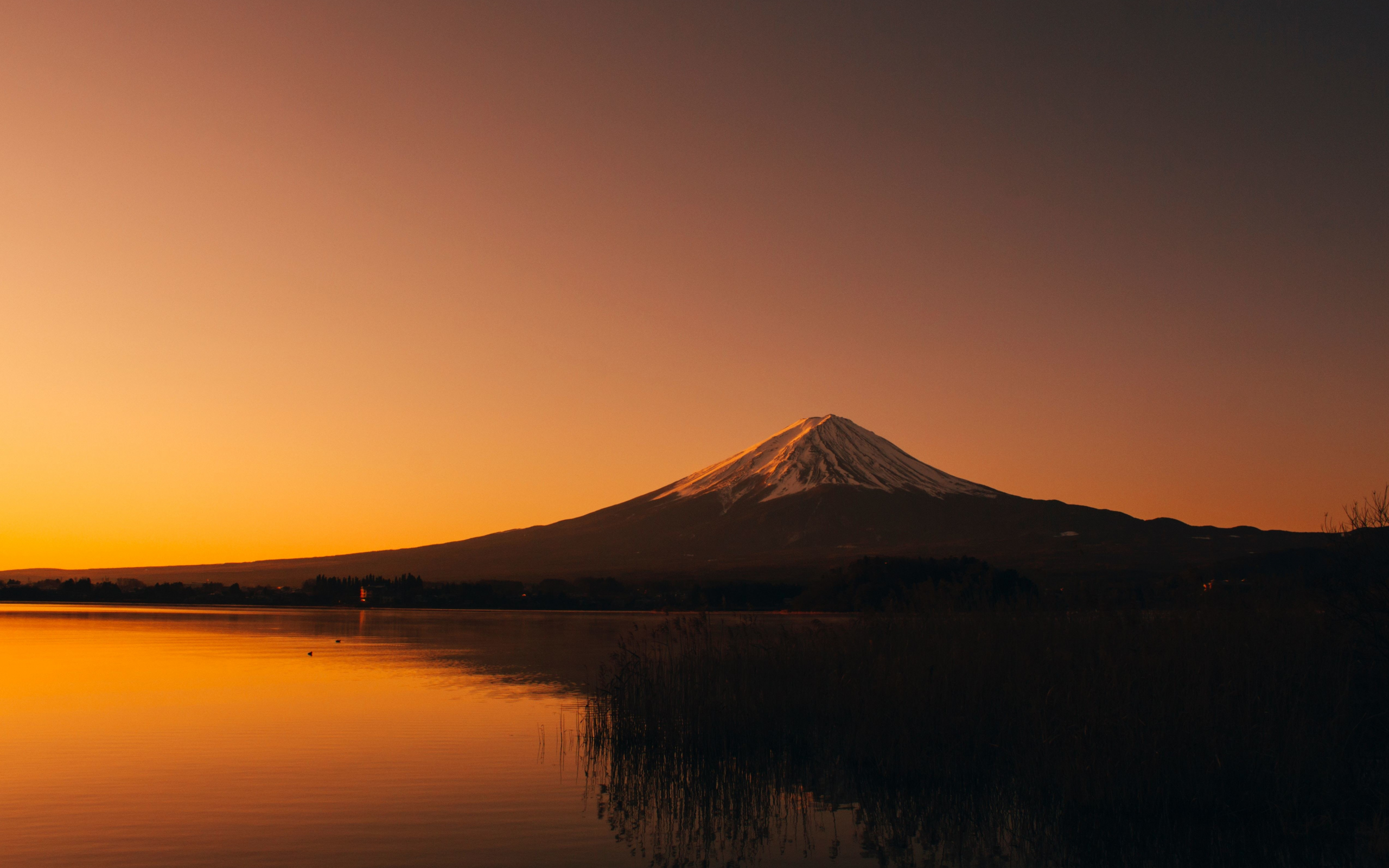 Mount Fuji Sea Sunrise Wallpapers