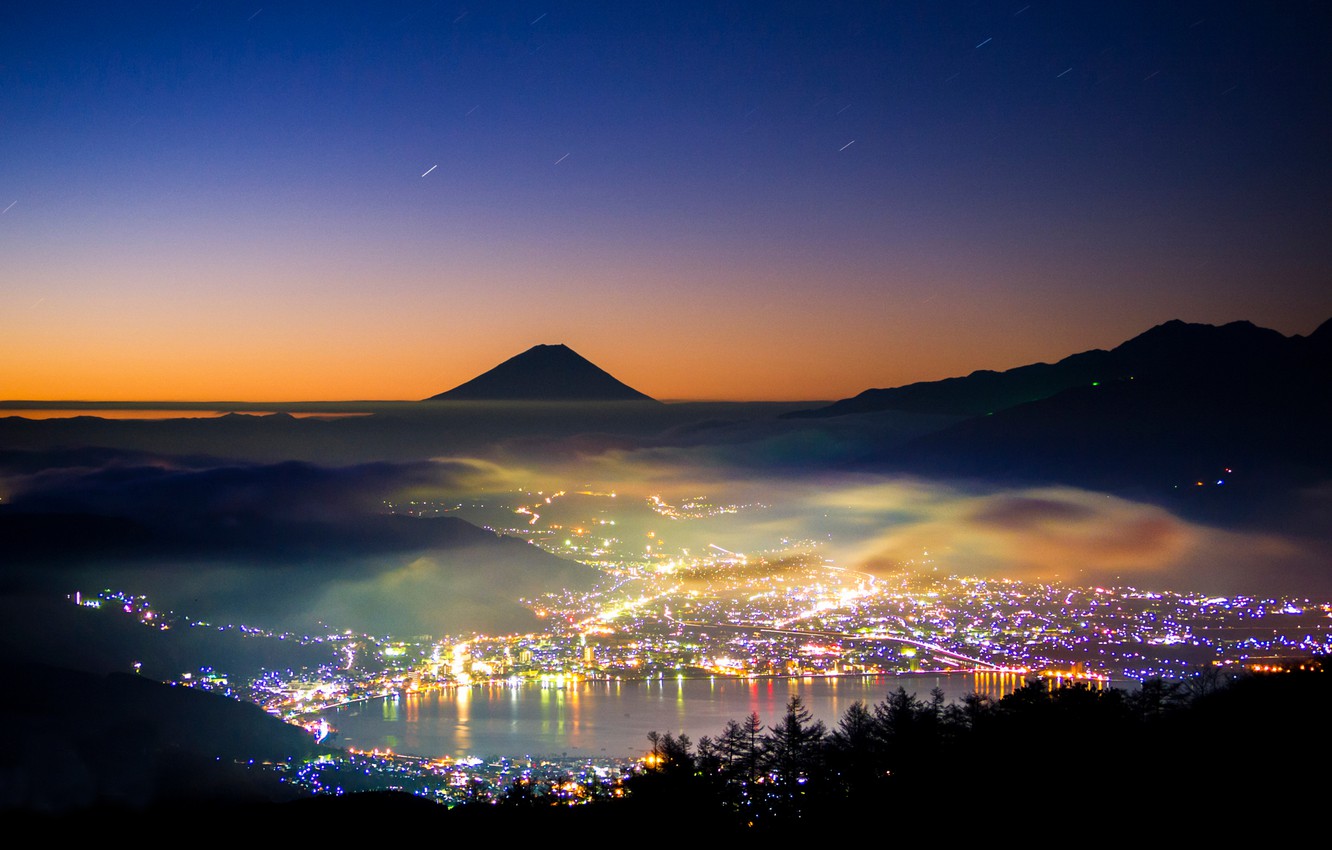 Mount Fuji Sea Sunrise Wallpapers