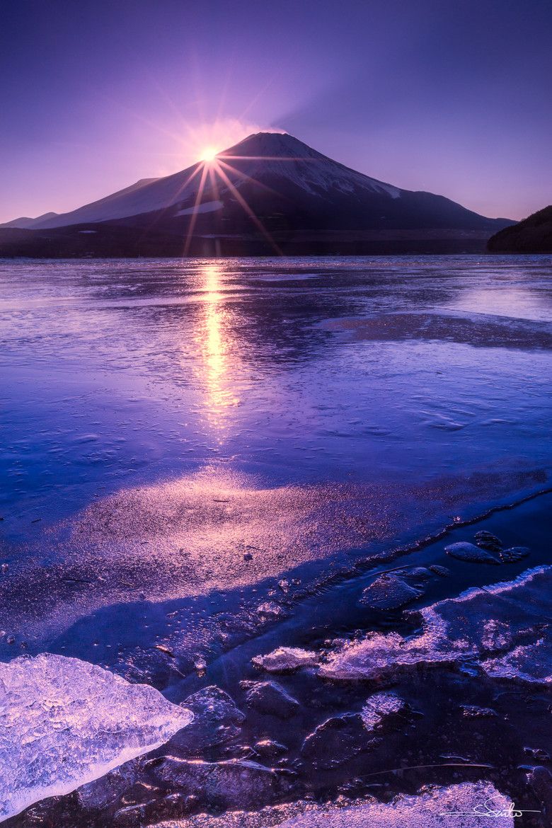 Mount Fuji Sea Sunrise Wallpapers