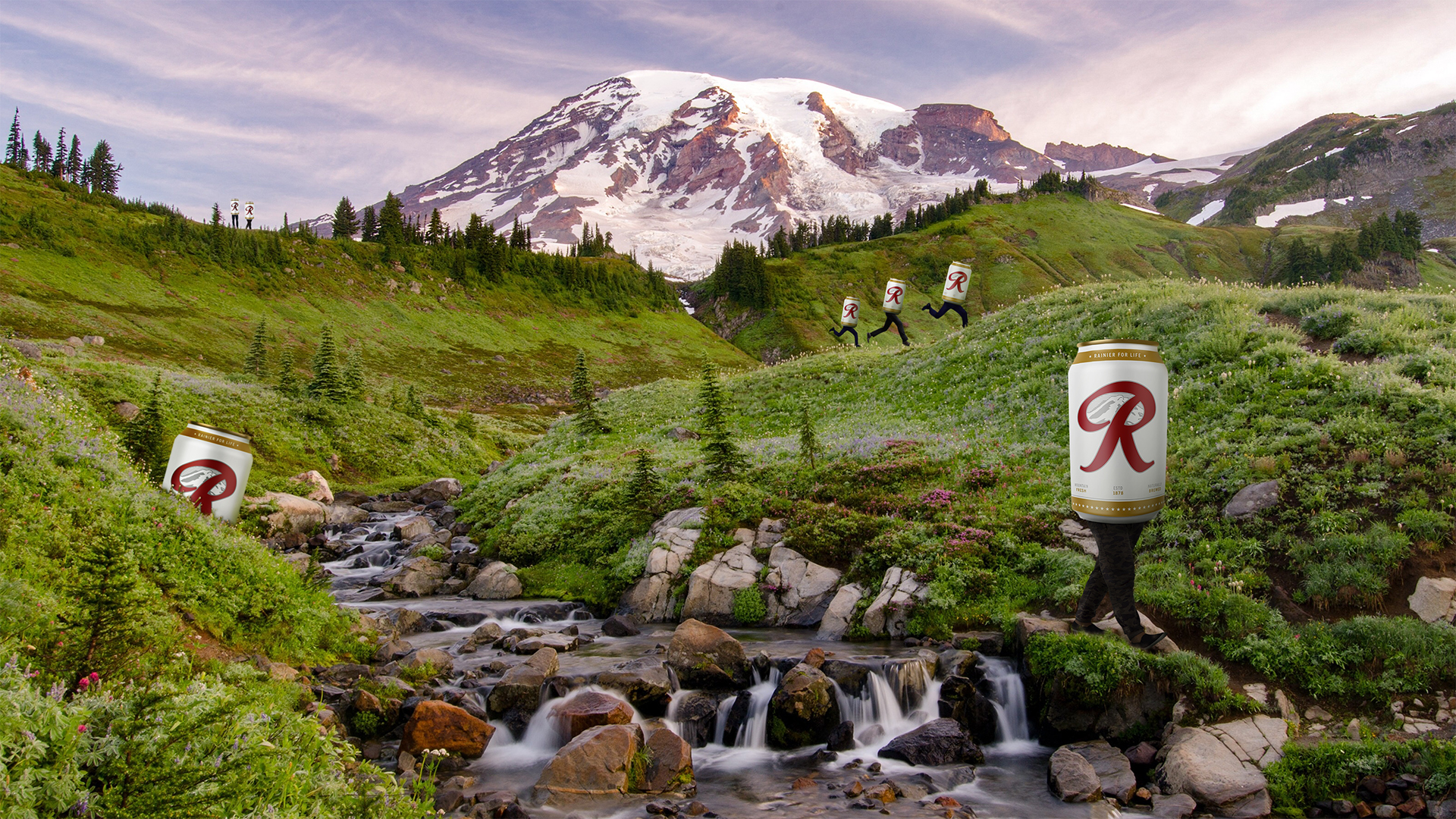 Mount Rainier Zoom Background