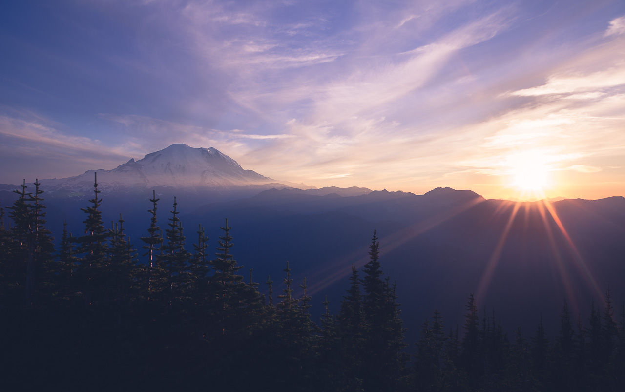 Mount Rainier Zoom Background