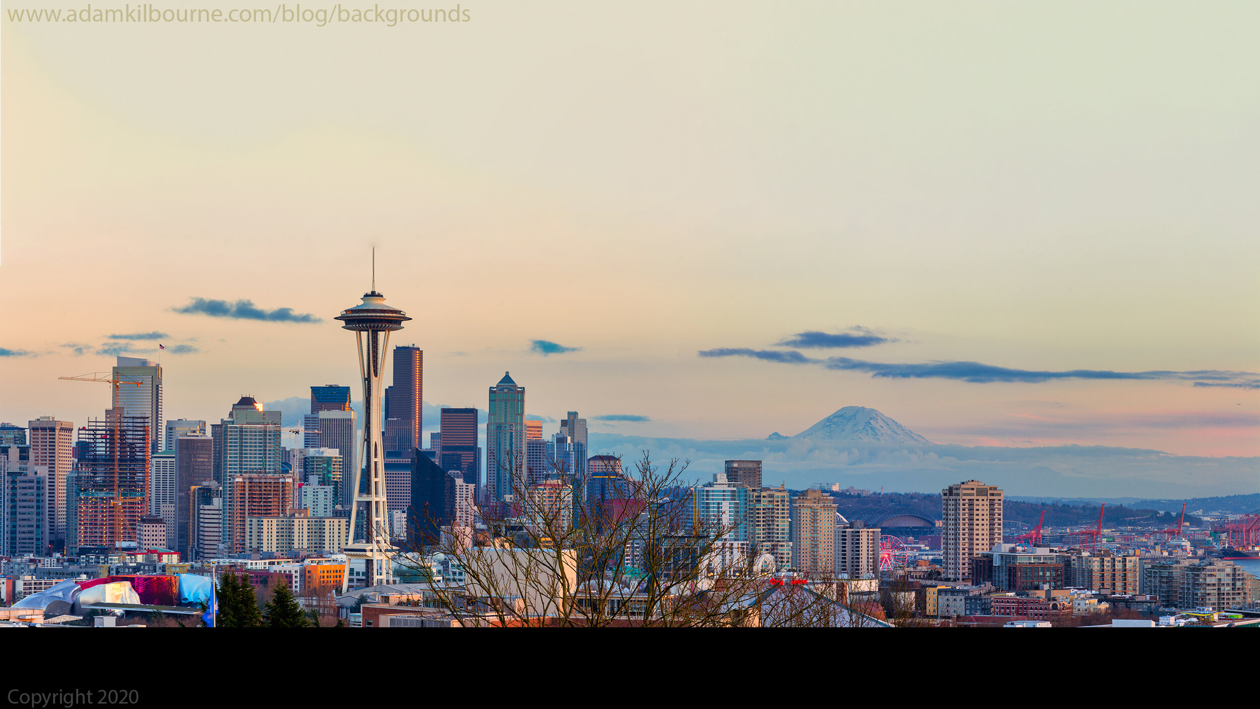 Mount Rainier Zoom Background