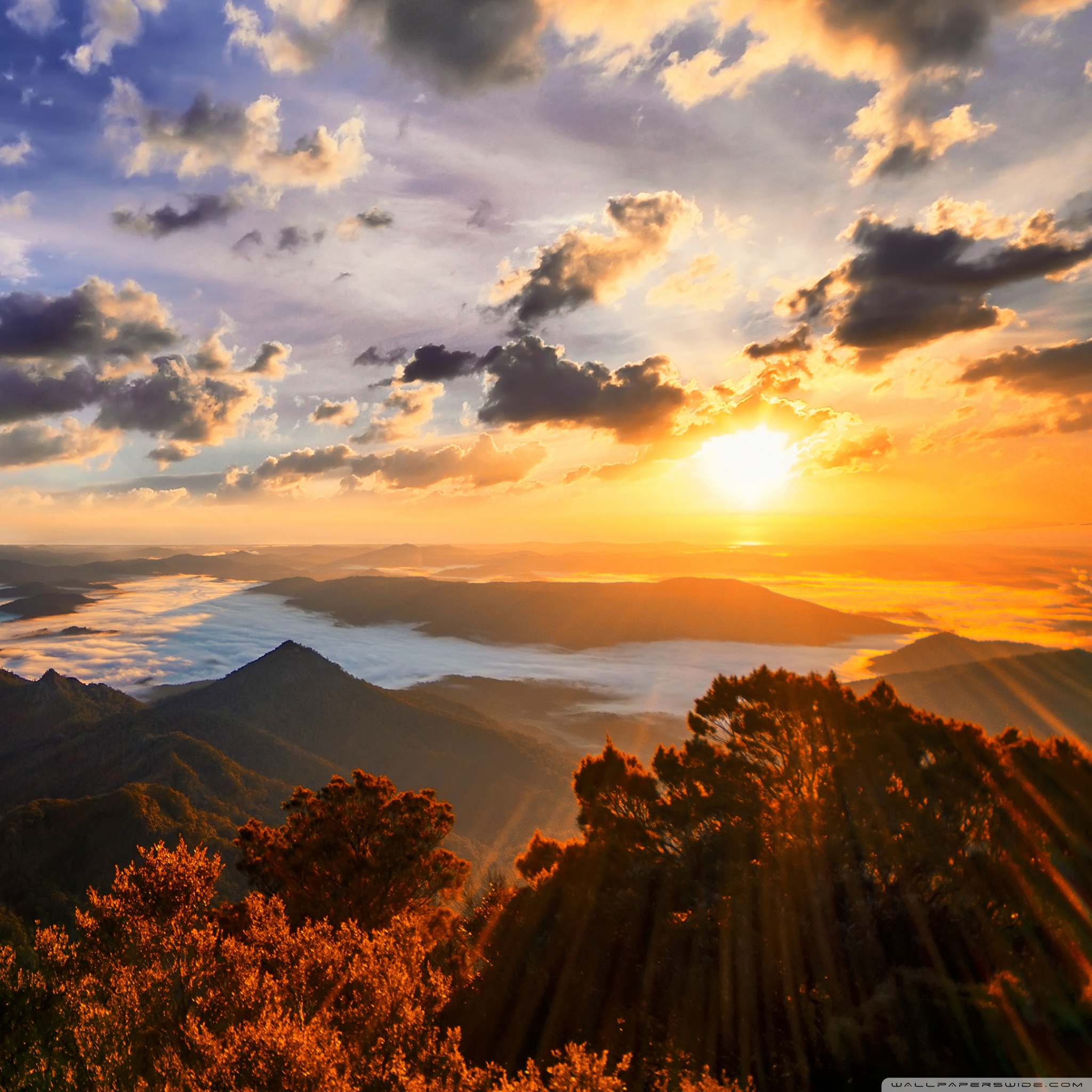 Mountain And Sun Wallpapers