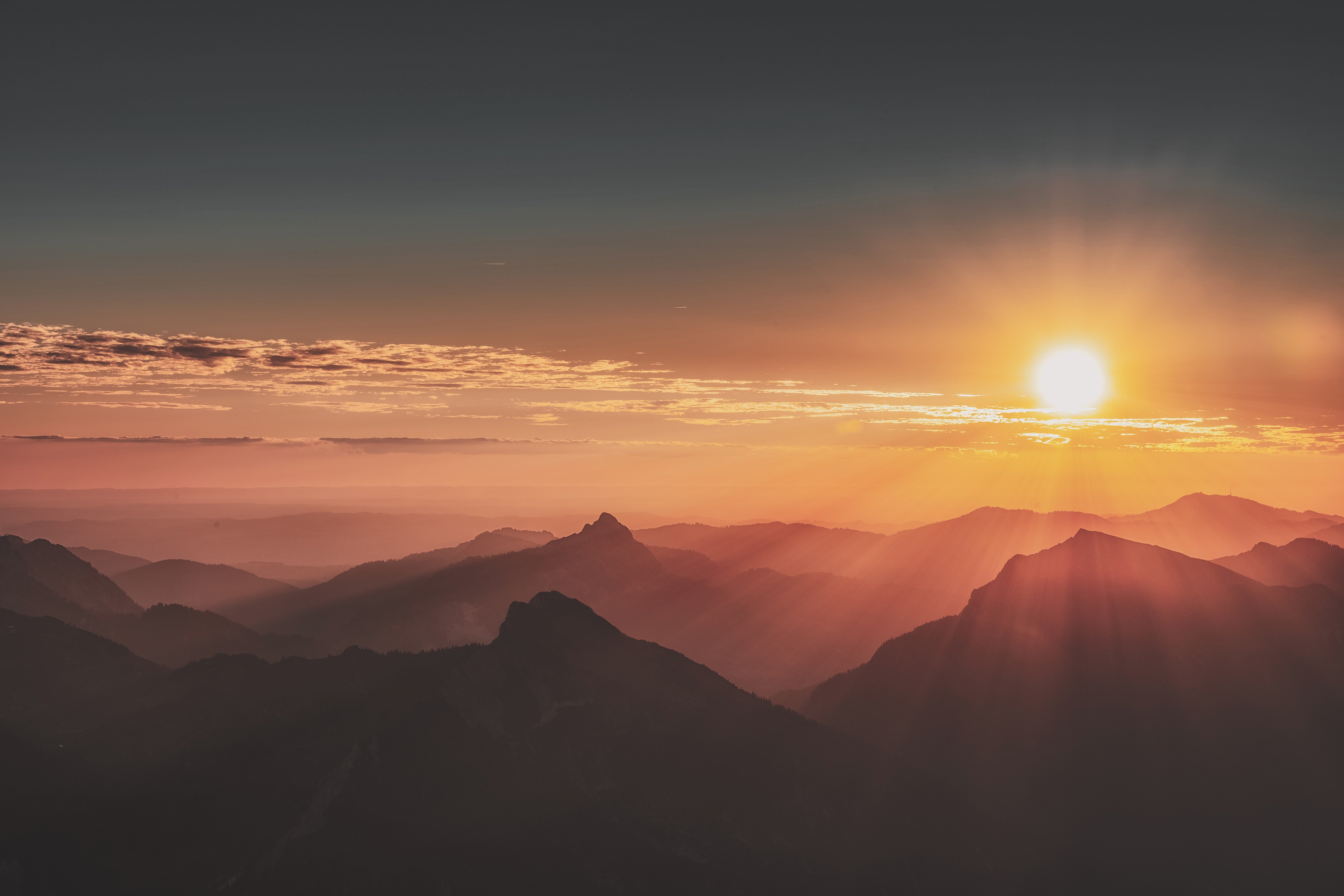 Mountain And Sun Wallpapers