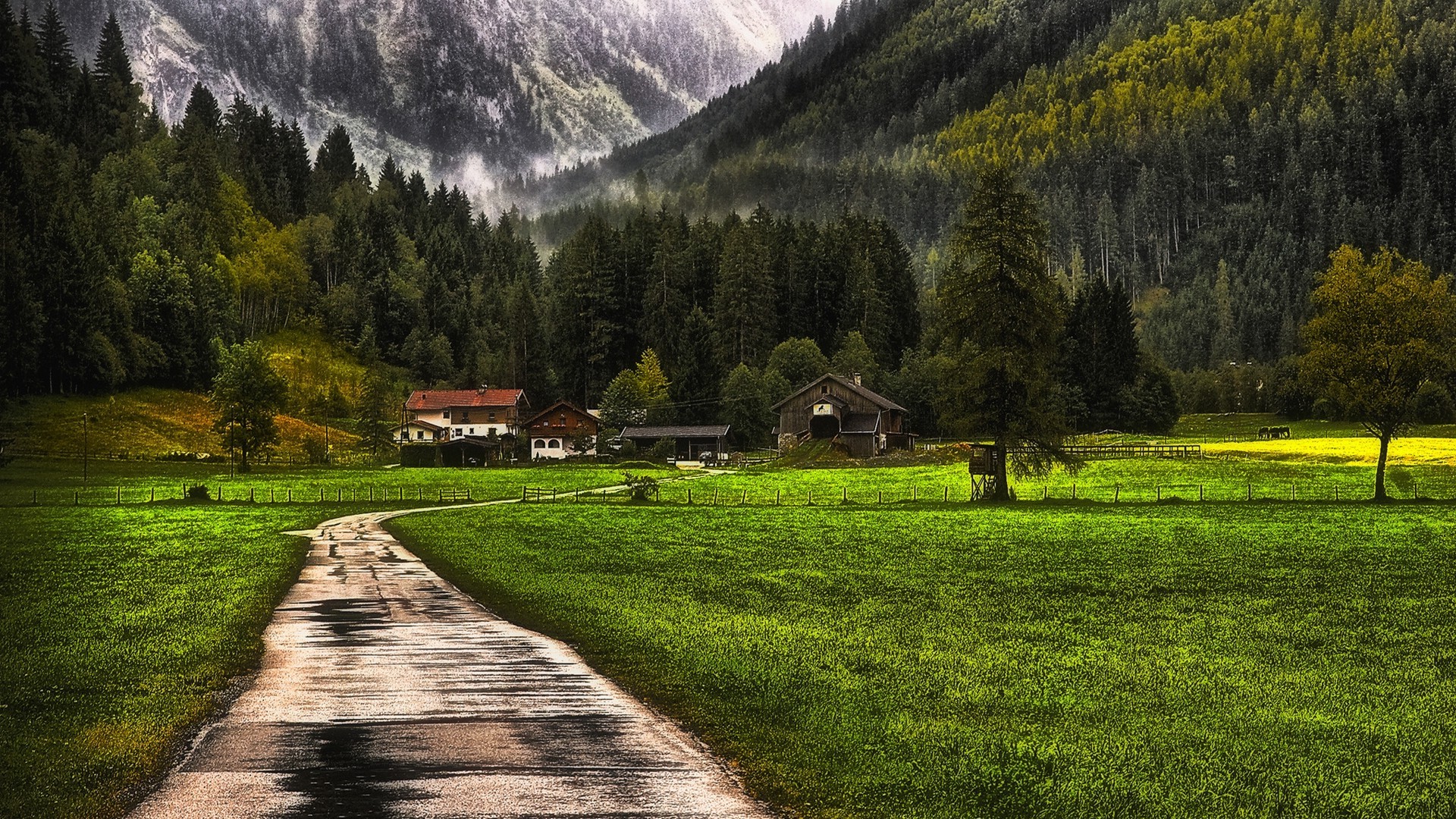 Mountain Farm Wallpapers