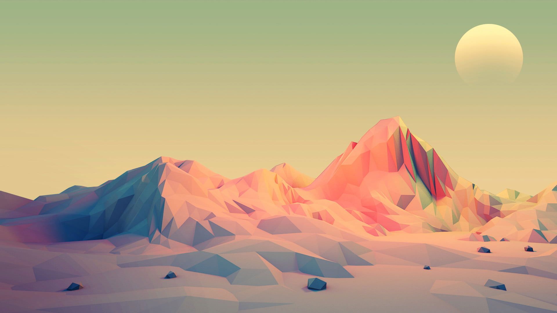 Mountain Illustration Wallpapers