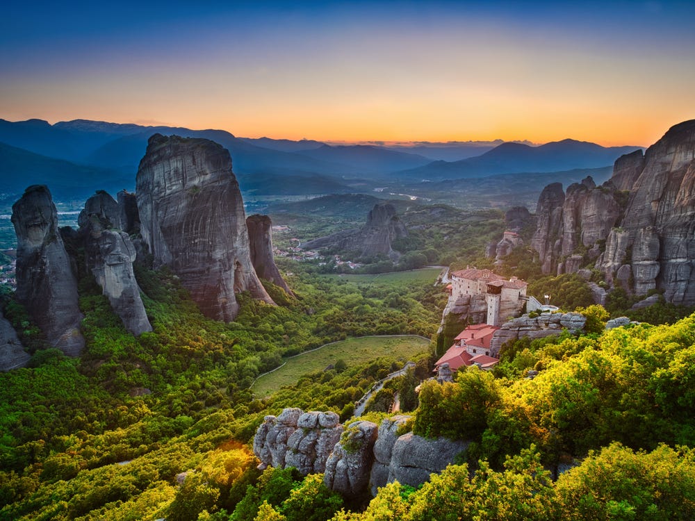 Mountain In Meteora Greece Wallpapers