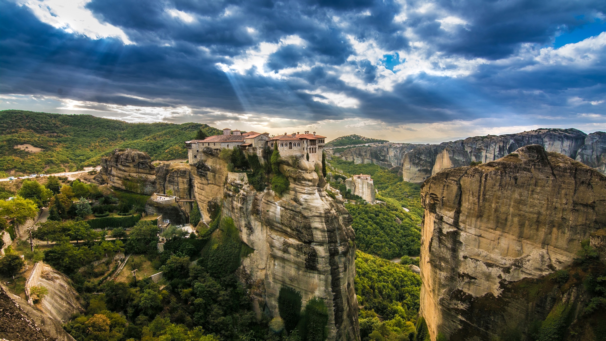 Mountain In Meteora Greece Wallpapers