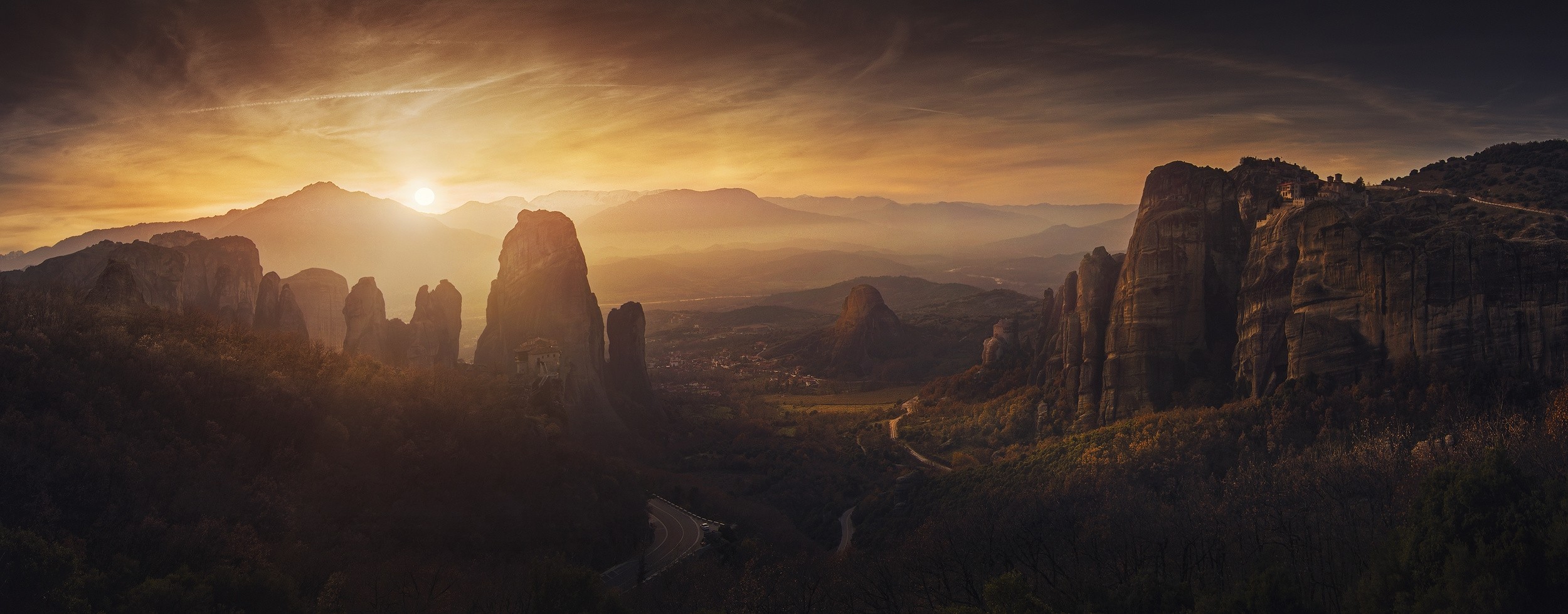 Mountain In Meteora Greece Wallpapers