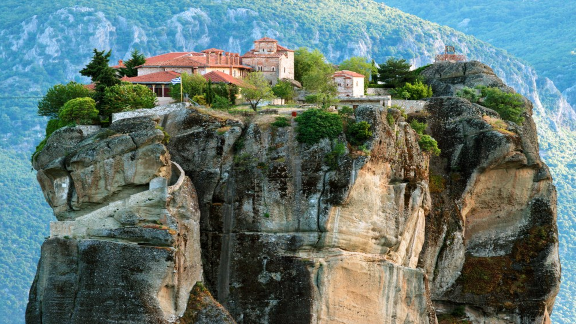 Mountain In Meteora Greece Wallpapers