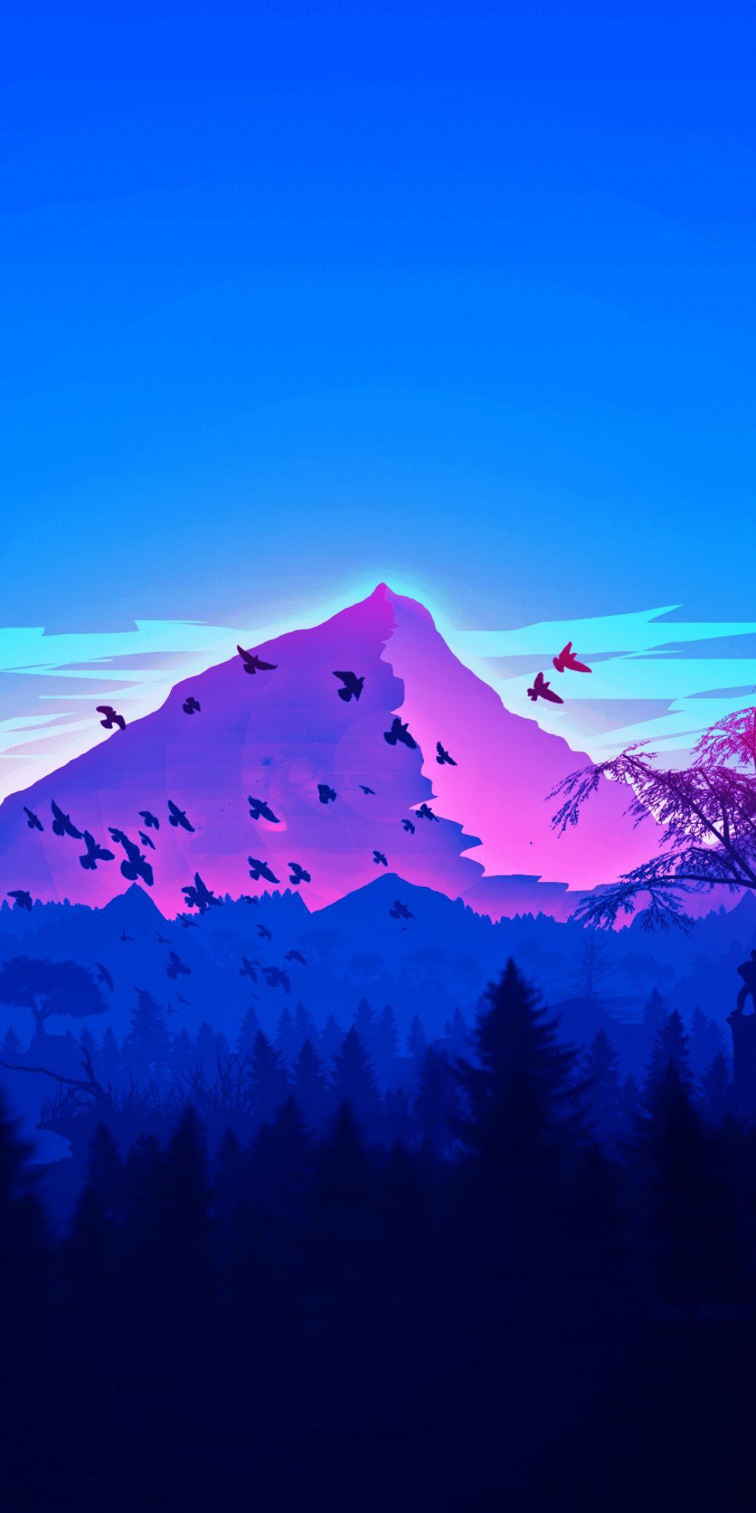 Mountain Lights Digital Art Wallpapers