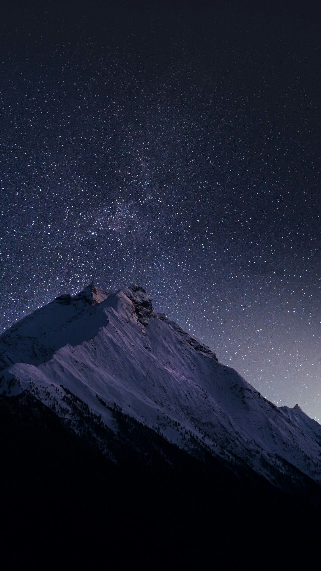 Mountain Night Sky Wallpapers