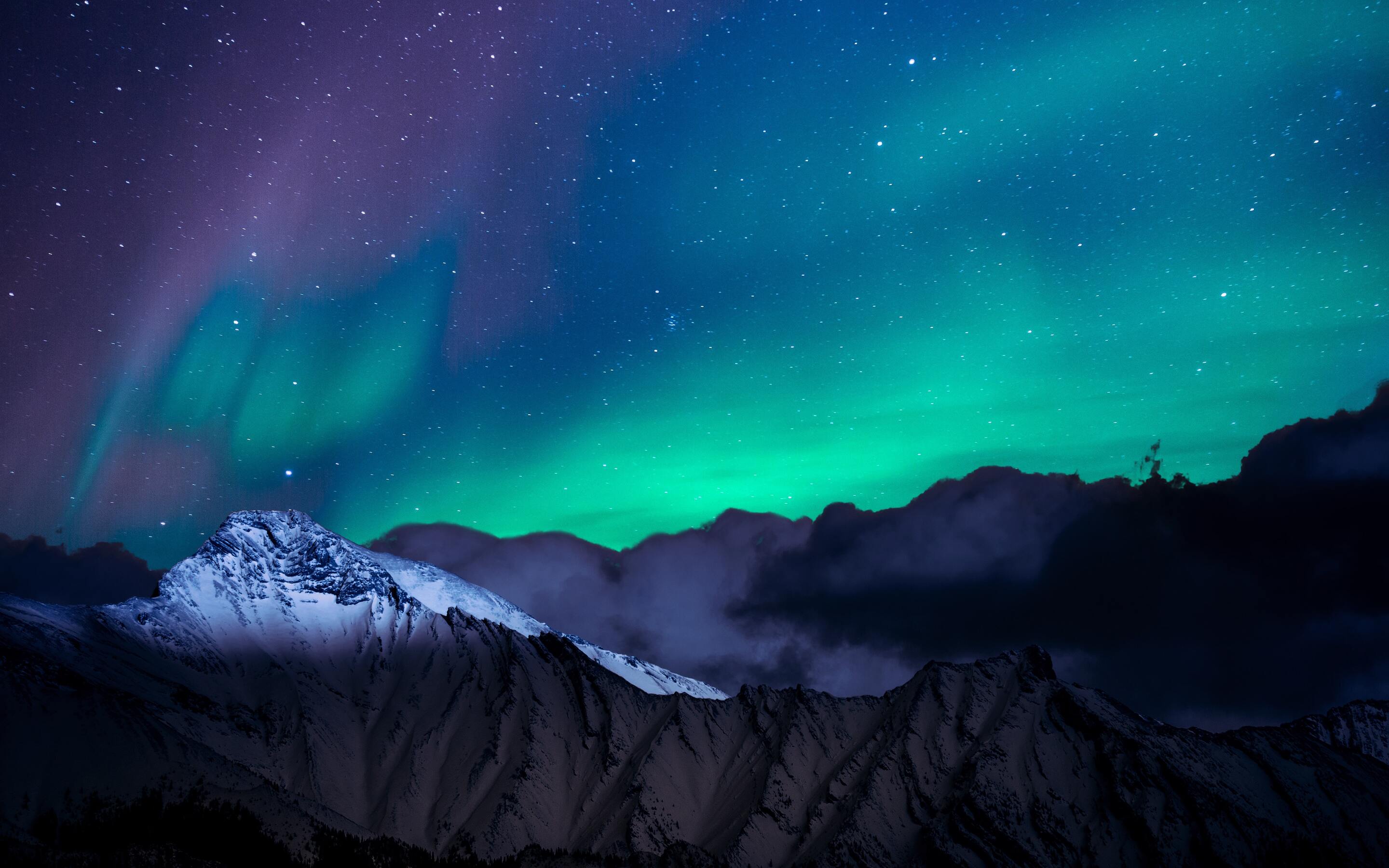 Mountain Night Sky Wallpapers