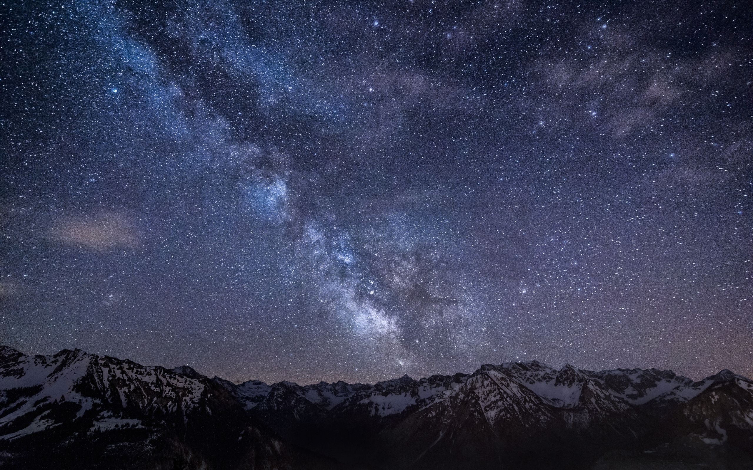 Mountain Night Sky Wallpapers