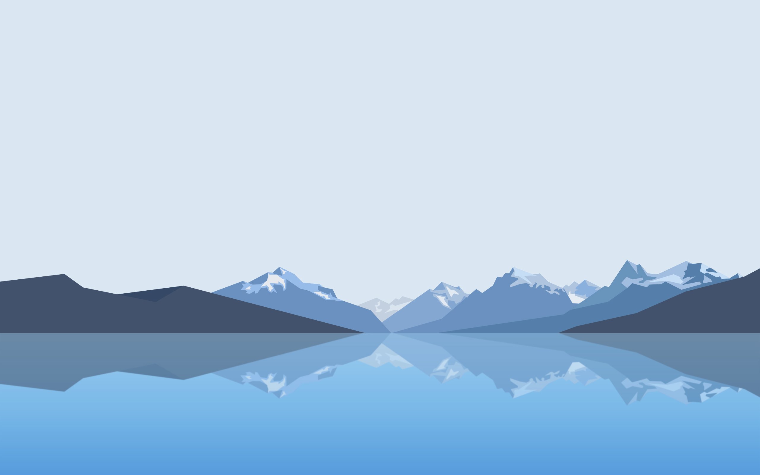 Mountain Peaks Minimal Wallpapers