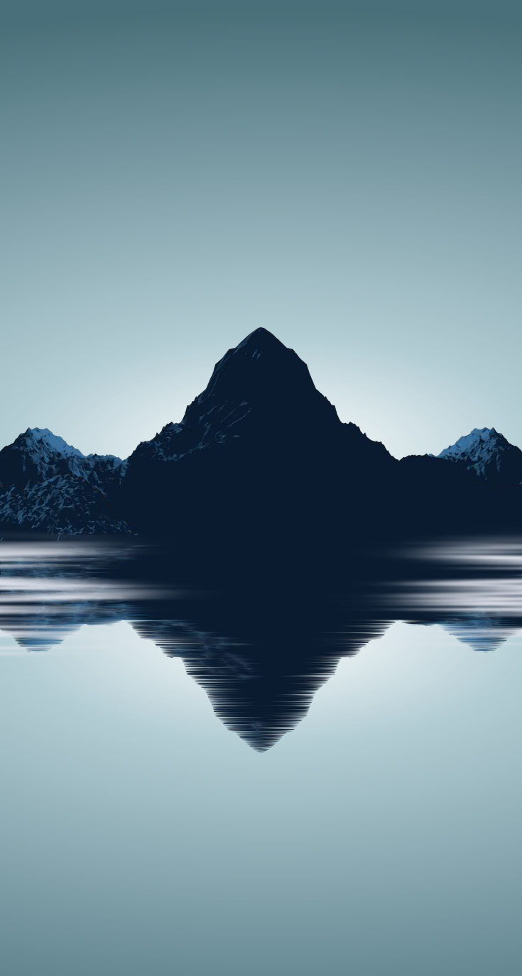 Mountain Peaks Minimal Wallpapers